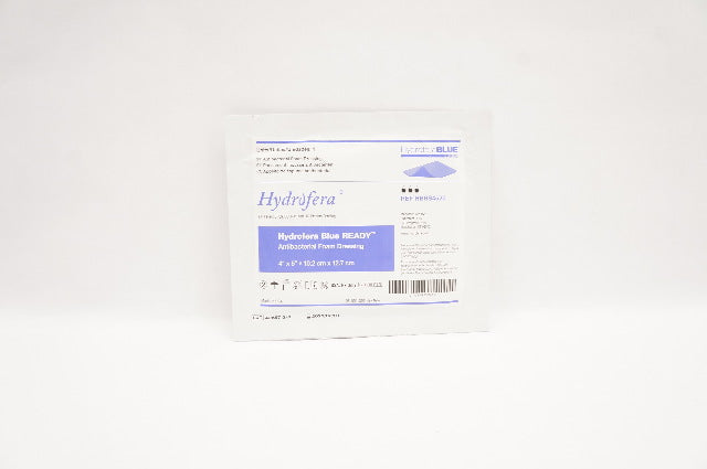Hydrofera HBRS4520 Blue Ready Antibacterial Foam Dressing 4inch x 5inch (x)