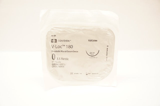 Covidien VLOCL0306 0 V-Loc Wound Closure Device GS-21 Taper 1/2c 37mm 6inch(x)