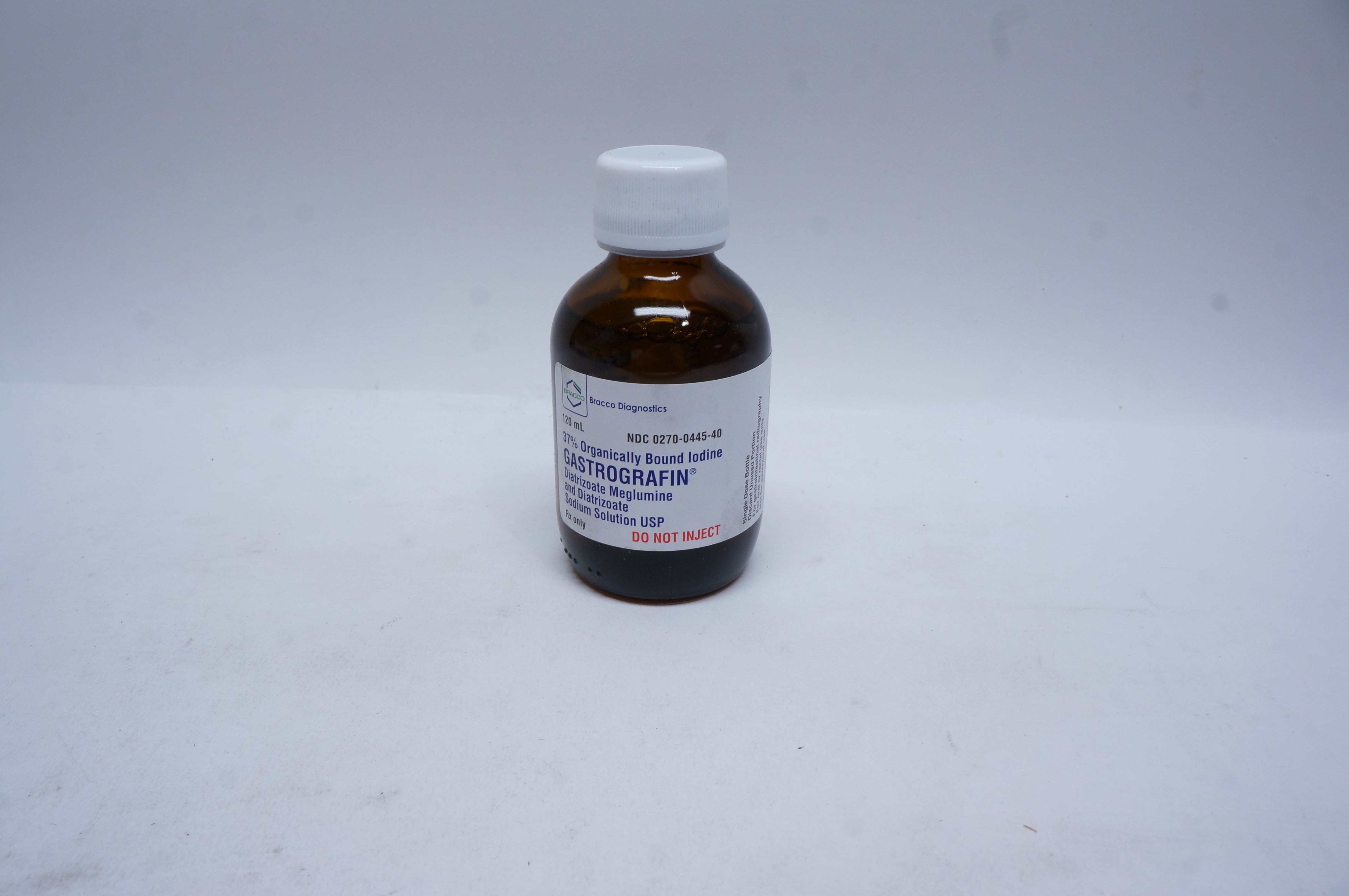 Bracco Diagnostics 0270044540 Gastrografin Dialtrizoate Meglumine 120mL