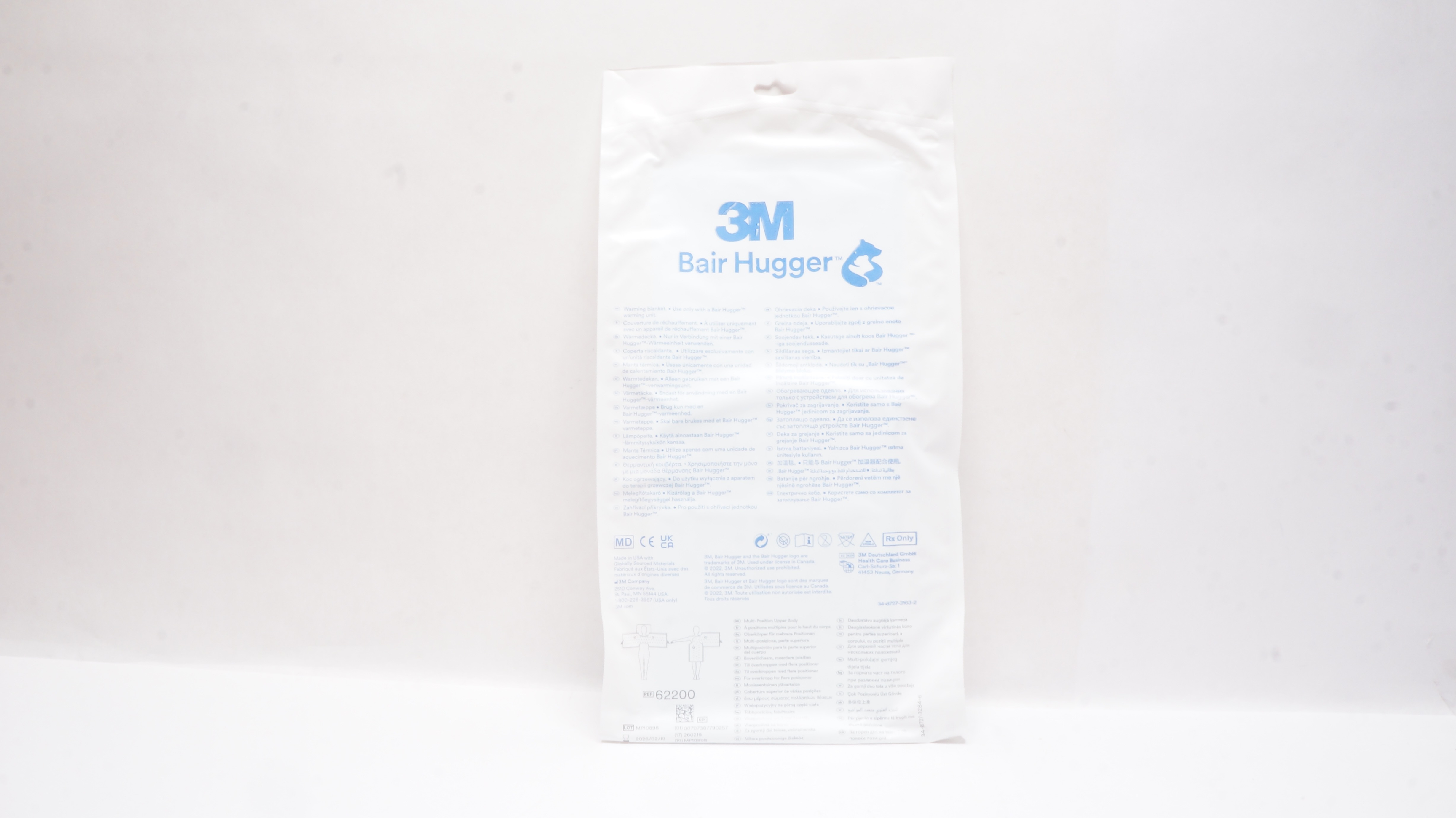 3M 62200 Bair Hugger Multi-Position Upper Body Warming Blanket