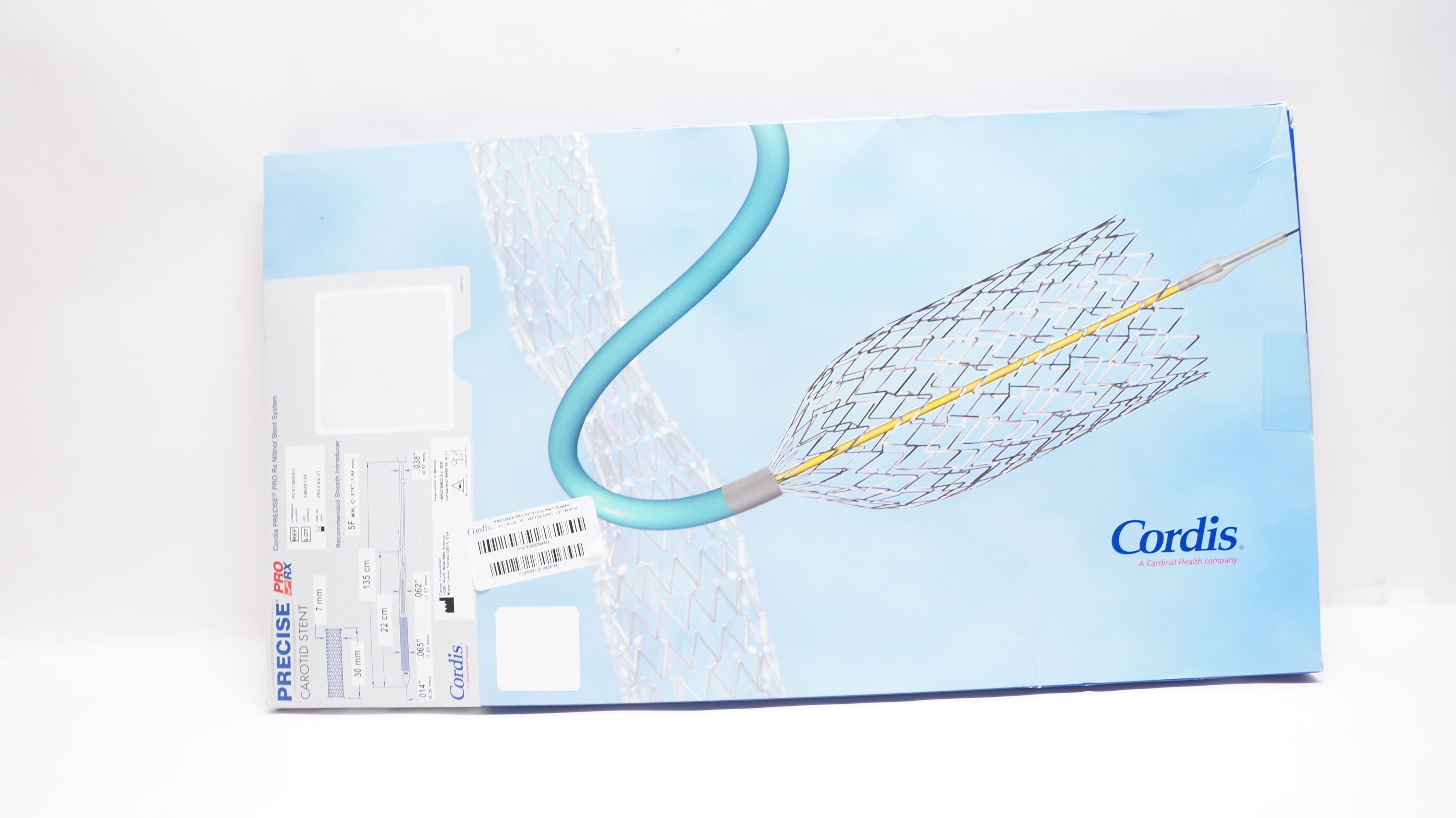 Cordis PC0730RXC PRECISE PRO Rx Nitinol Carotid Stnt 5F, 7mm x 30mm x