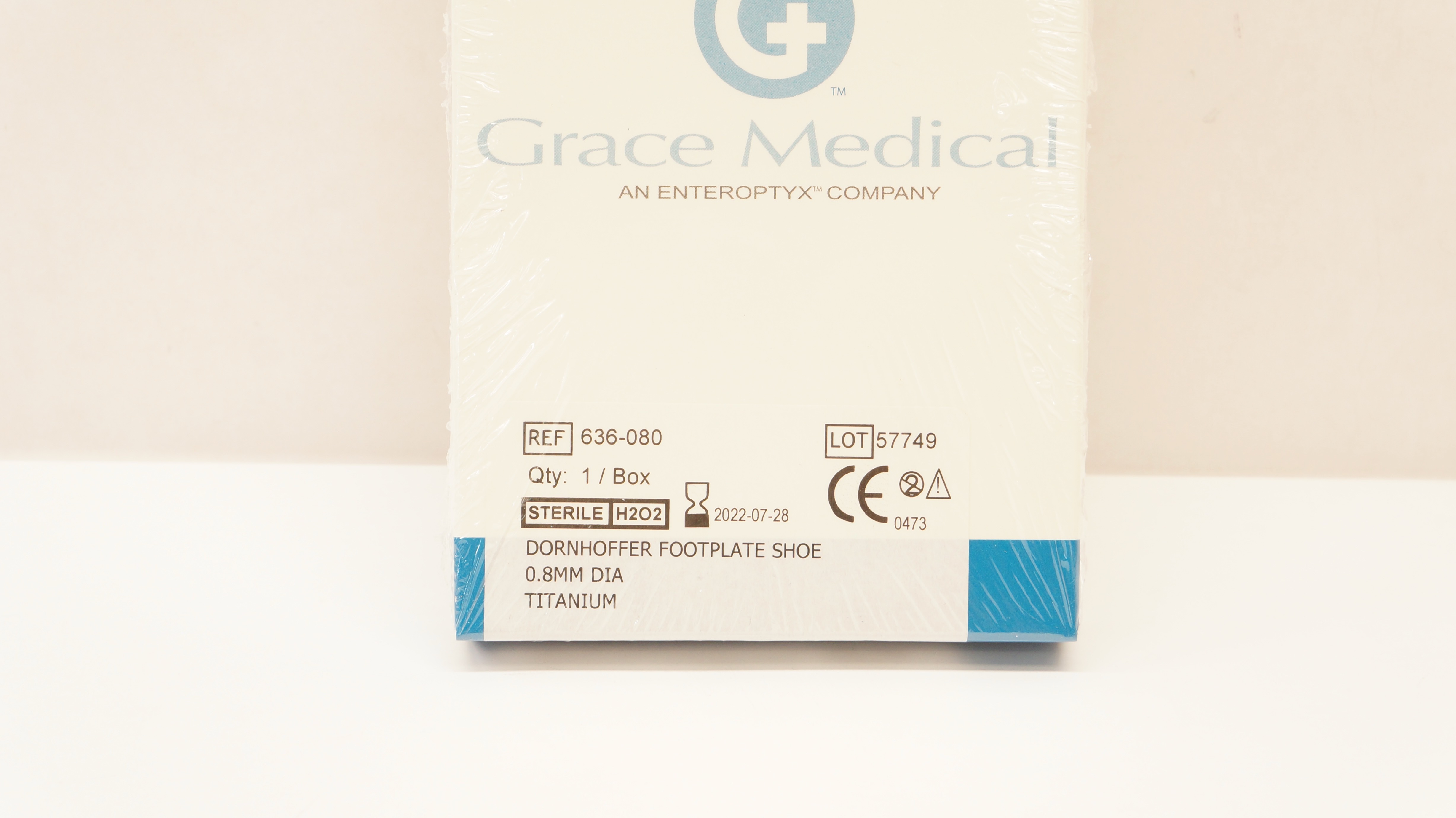 Grace Medical 636-080 Dornhoffer Footplate Shoe 0.8mm Dia