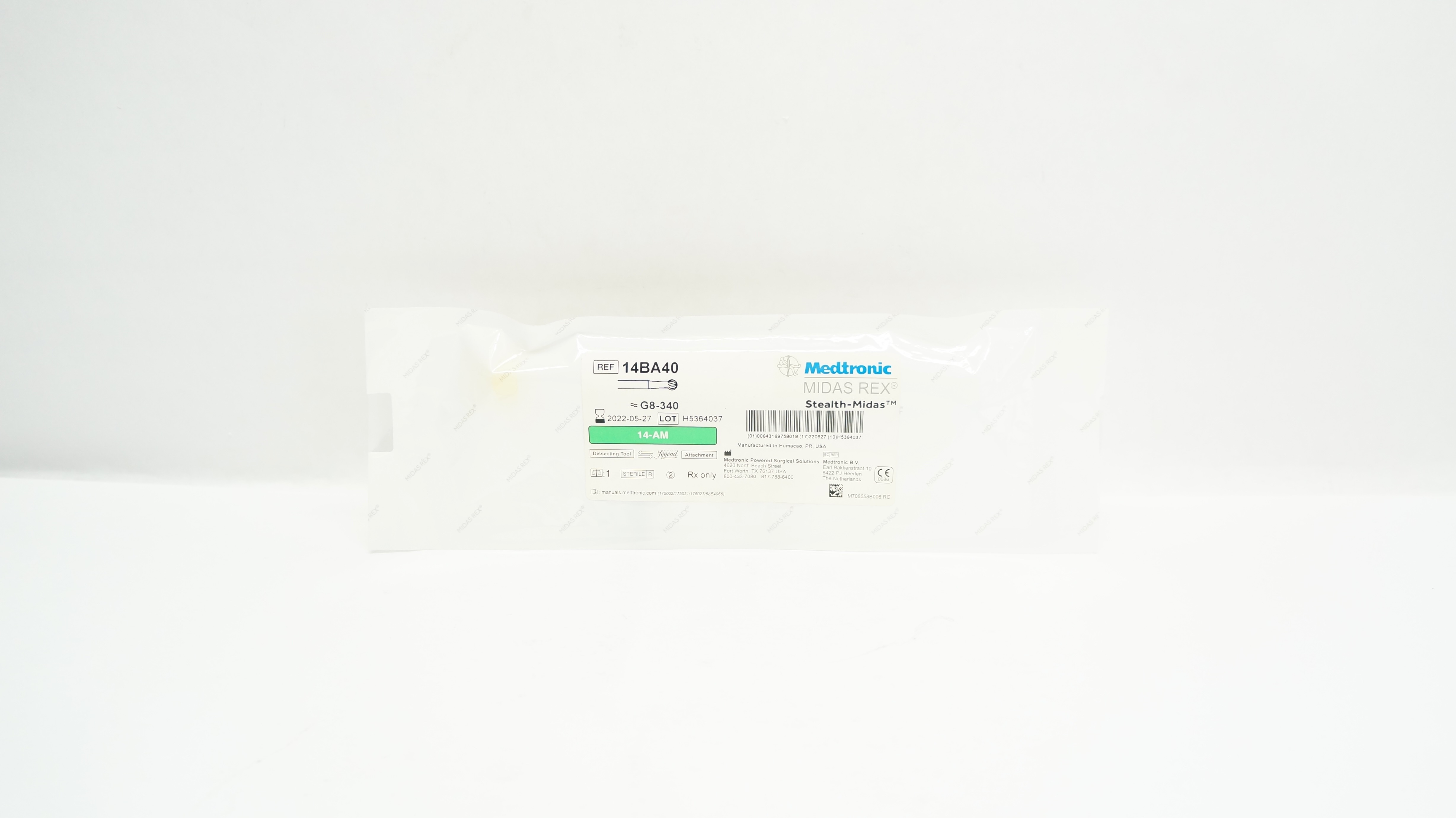 Medtronic 14BA40 Midas Rex G8-340 14-AM Dissecting Tool (x)