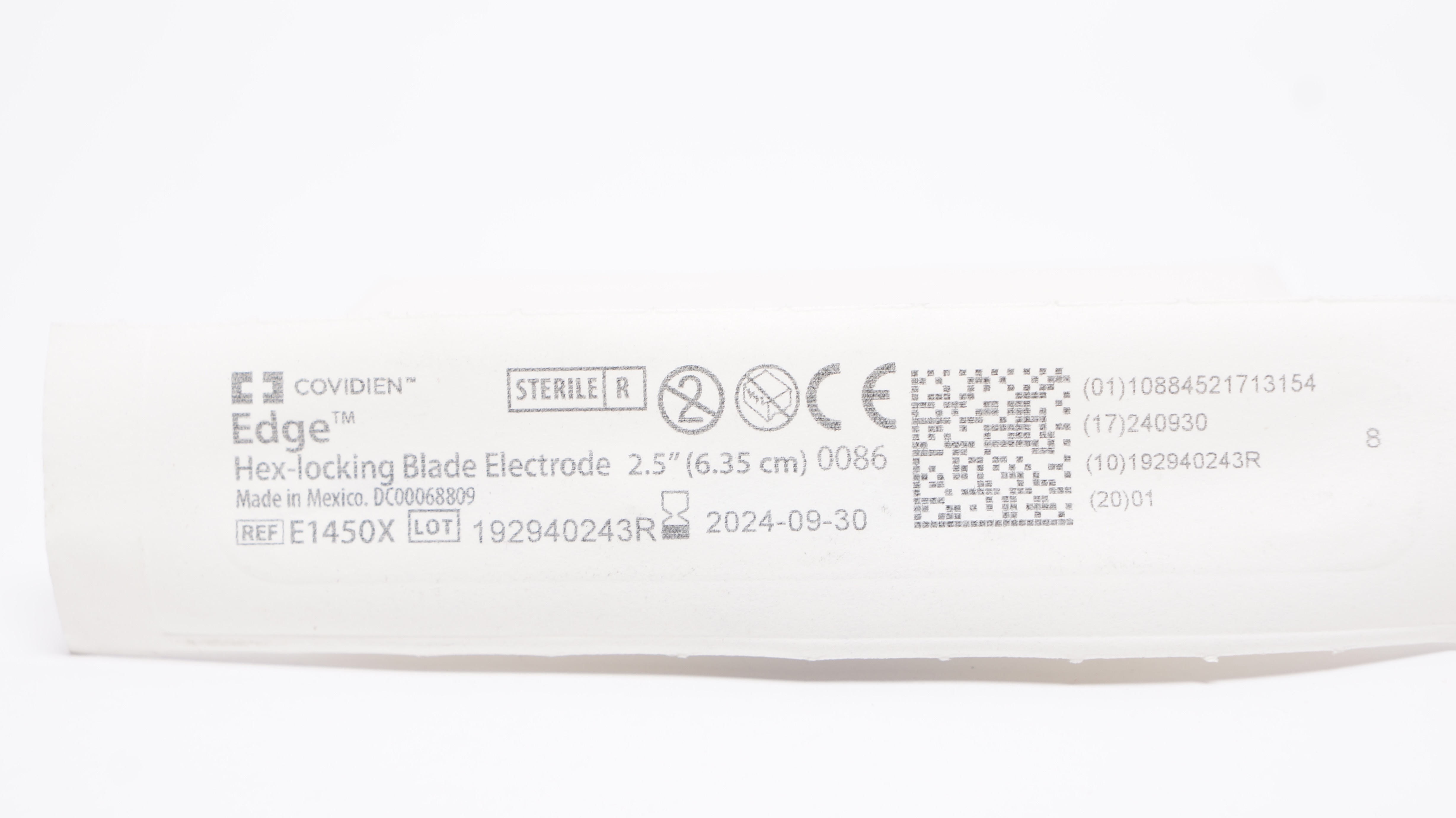 Covidien E1450X Edge Hex-locking Blade Electrode 2.5 inch (x)