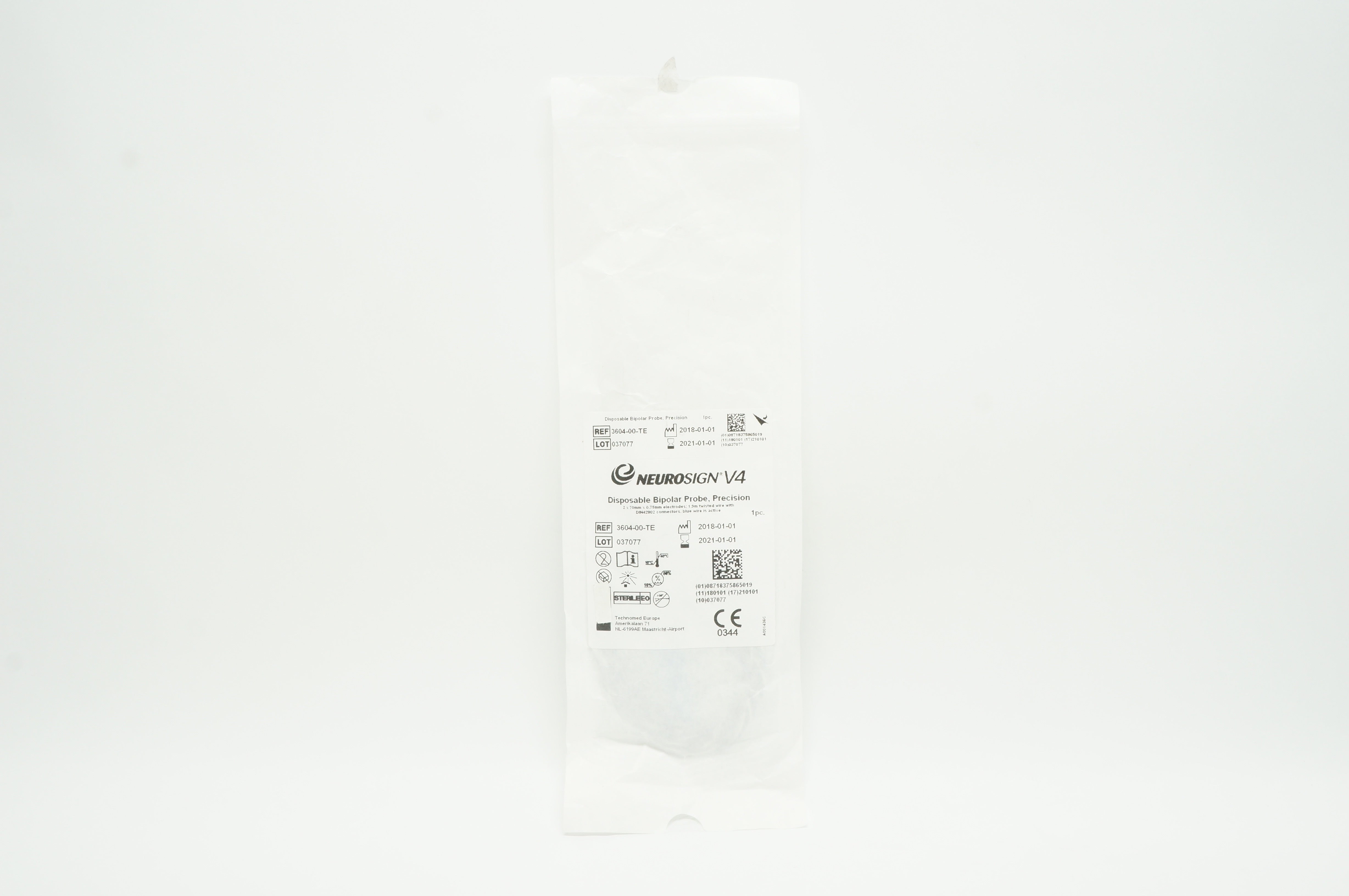 Technomed 3604-00-TE NeuroSign V4 Disposable Bipolar Probe, Precision (x)