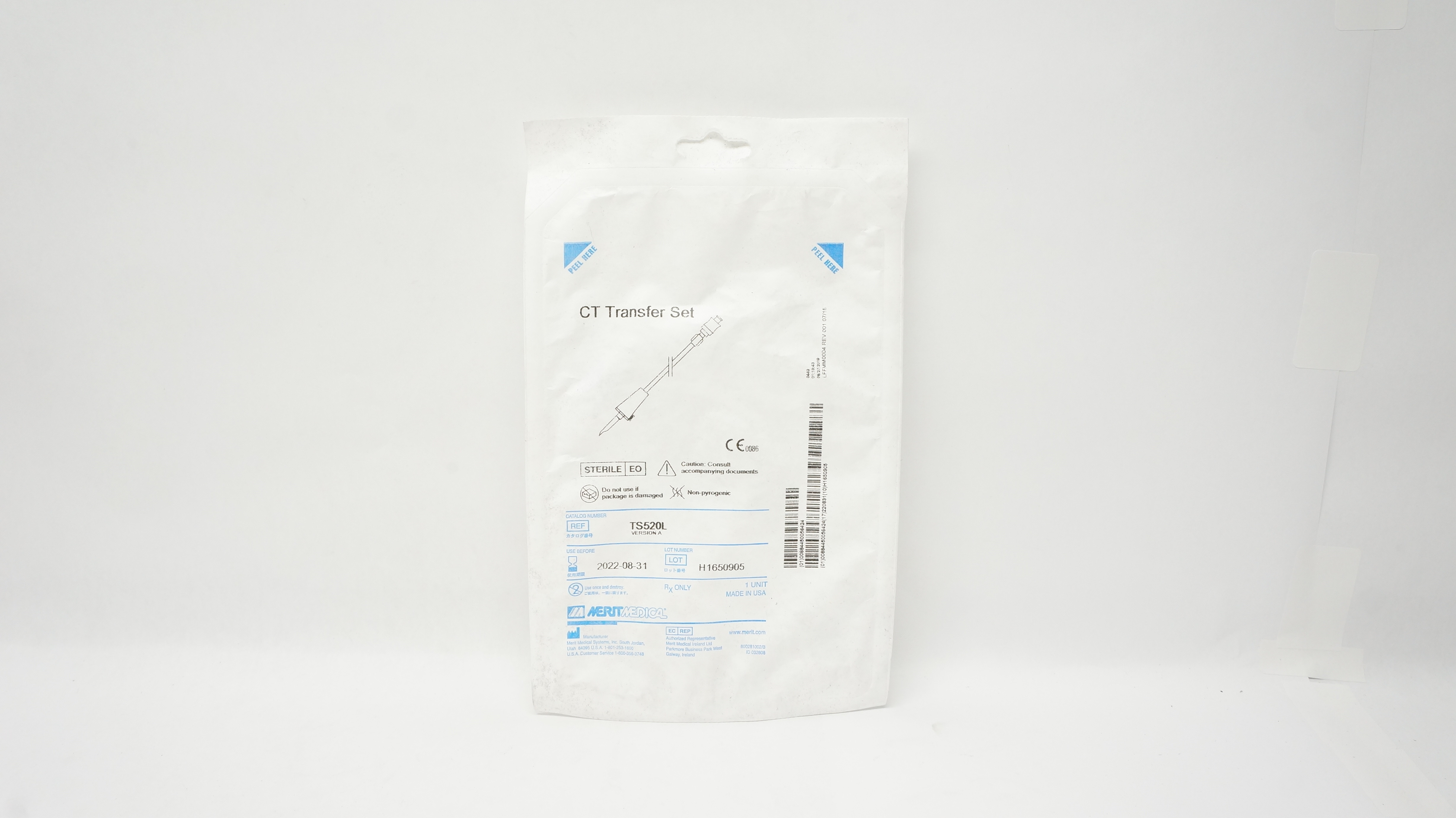 Merit Medical TS520L CT Transfer Set