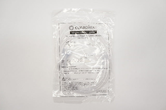 Curaplex 301-145 Oxygen Connect Tubing 7ft. Kink Resistant, Universal, One End