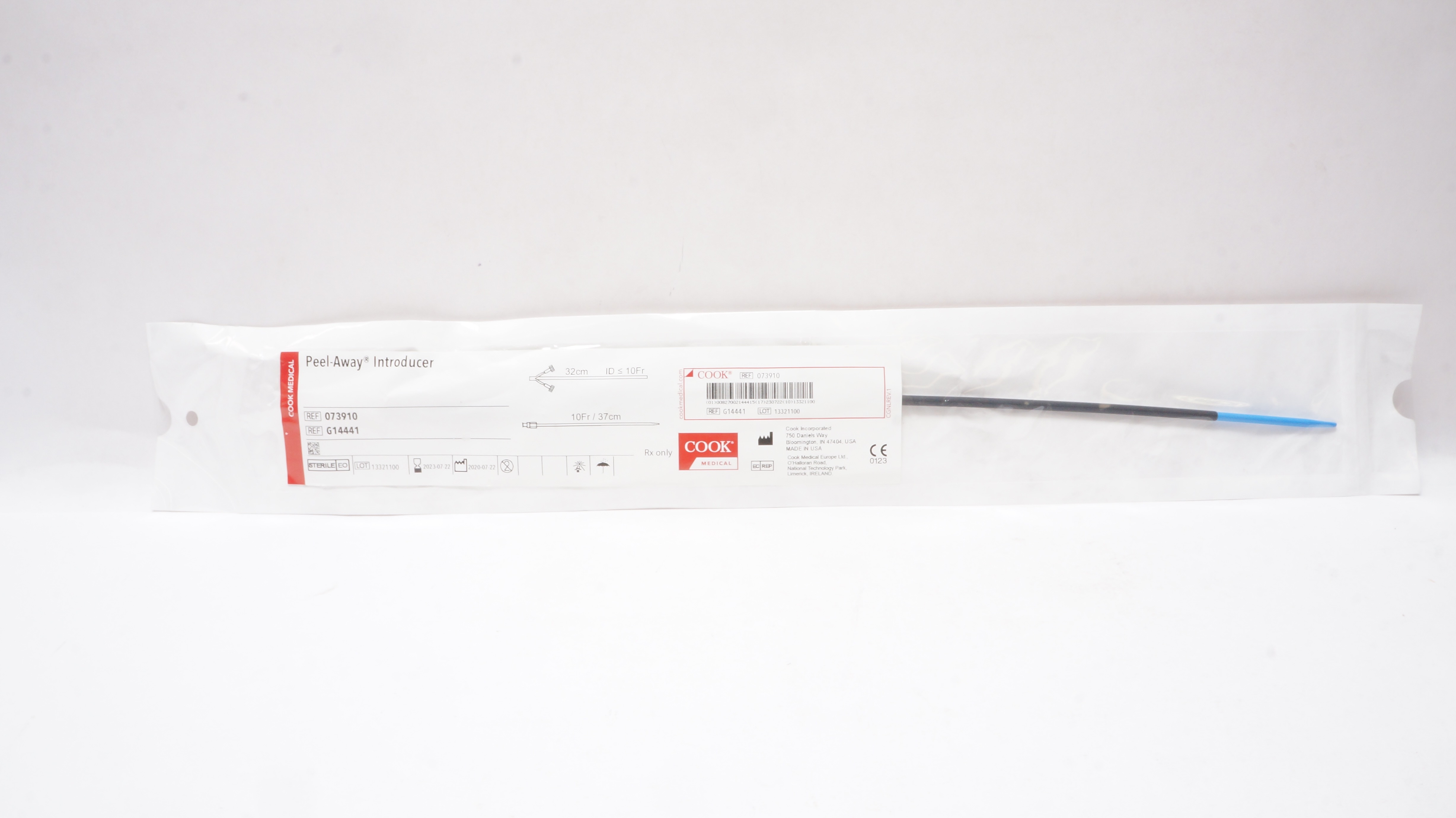 Cook Medical G14441 Peel-Away Introducer 10Fr x 37cm