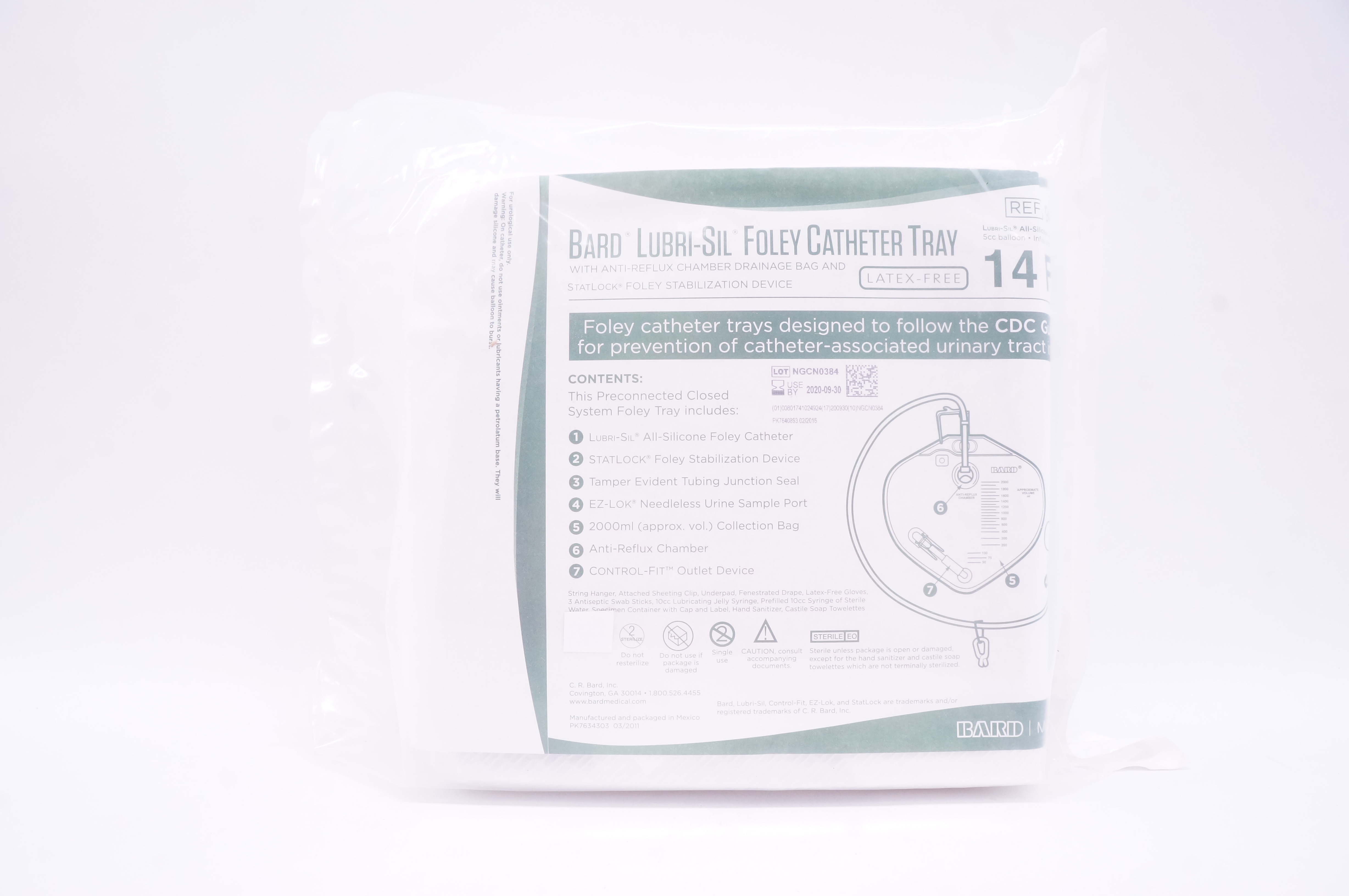 Bard 947314 Lubri-Sil Foley Cath. Tray 14Fr (x)