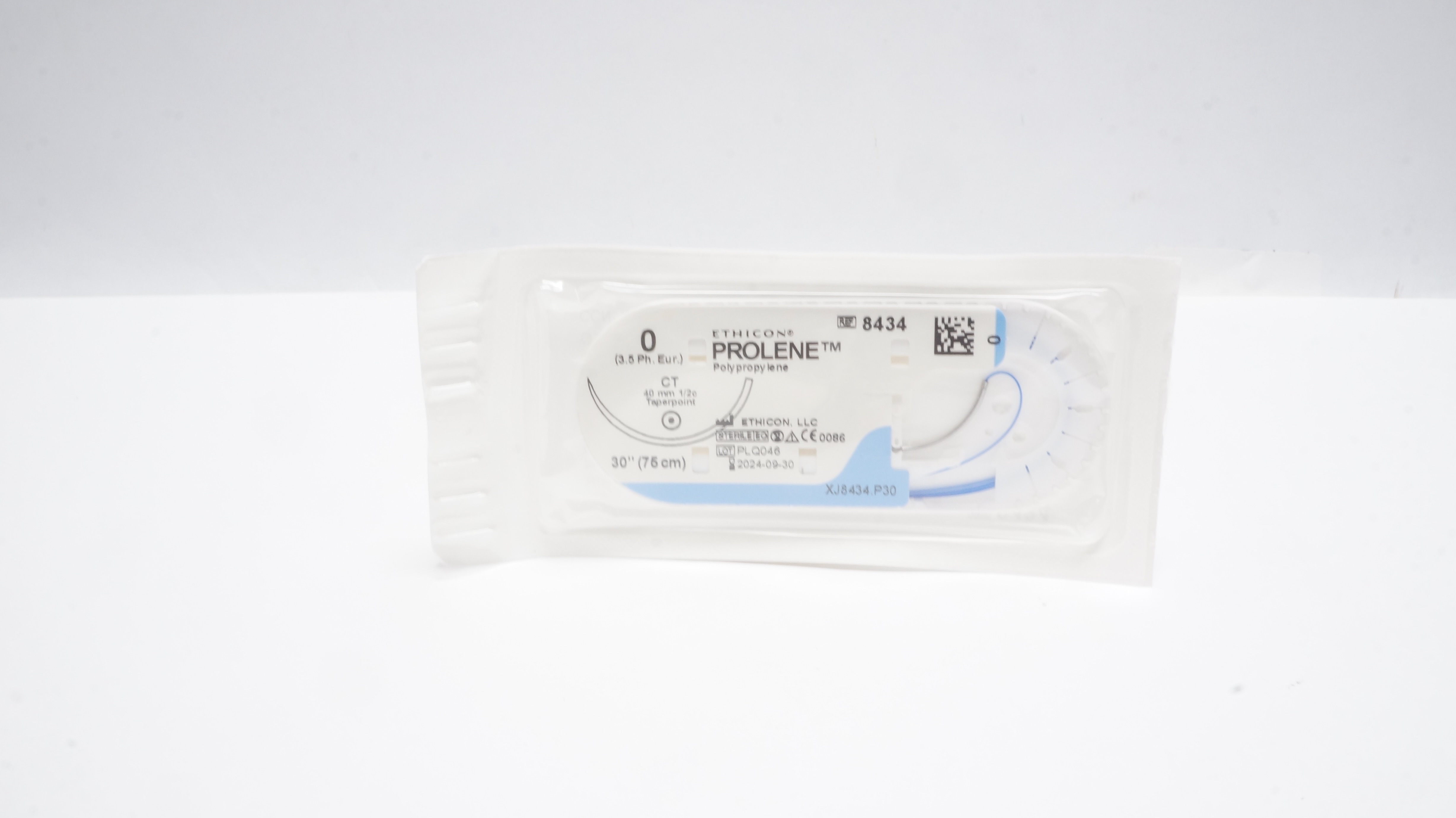 Ethicon 8434 0 PROLENE Polypropylene Stre CT 40mm 1/2c Taperpoint, 30inch