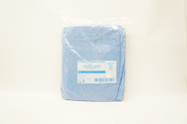 Cardinal Health 2200PG Blue Isolation Gown, Universal Size - Pack of 10