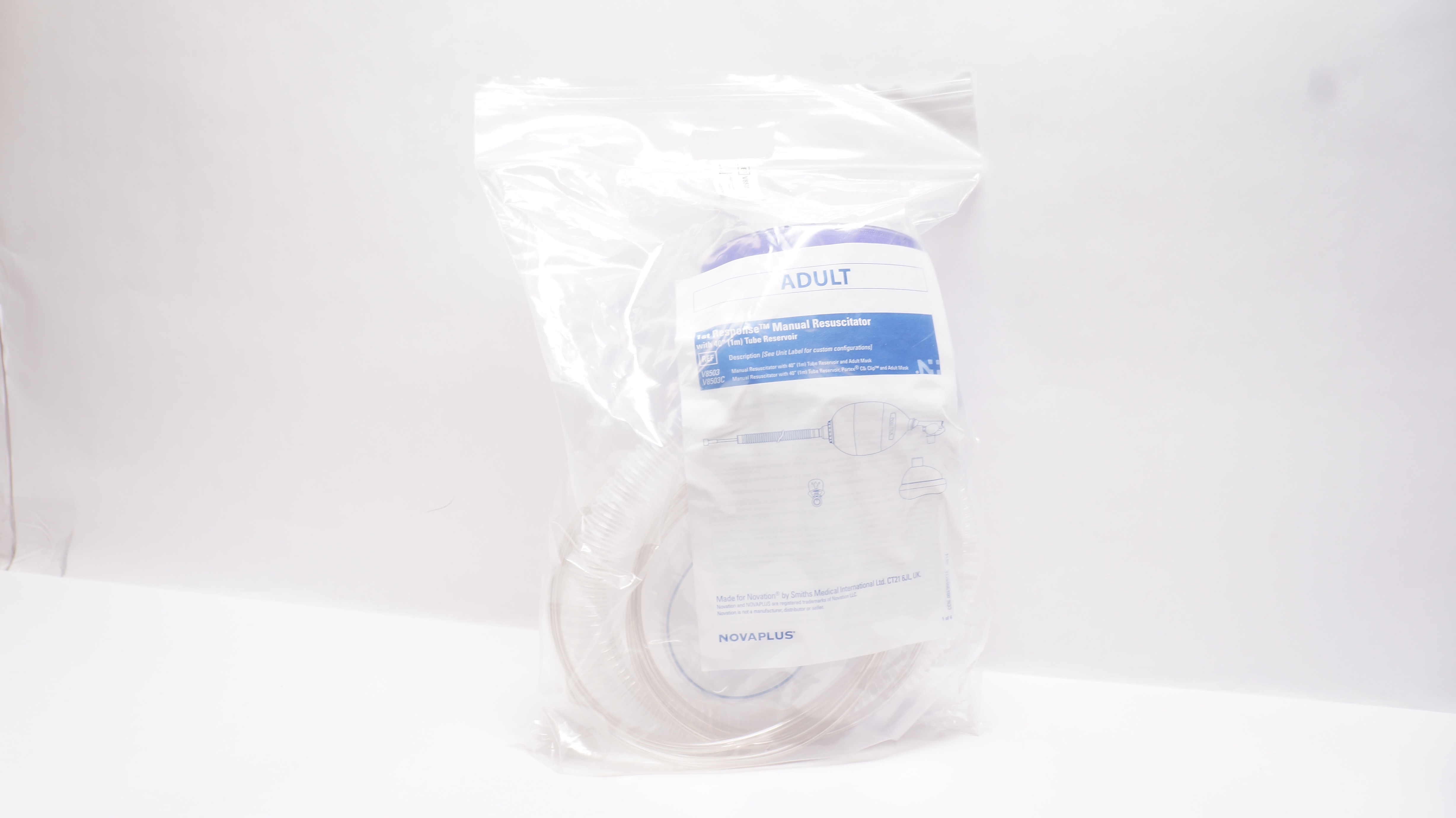 Novaplus V8503 1st Response Manual Resuscitator with 40inch Adult (x)