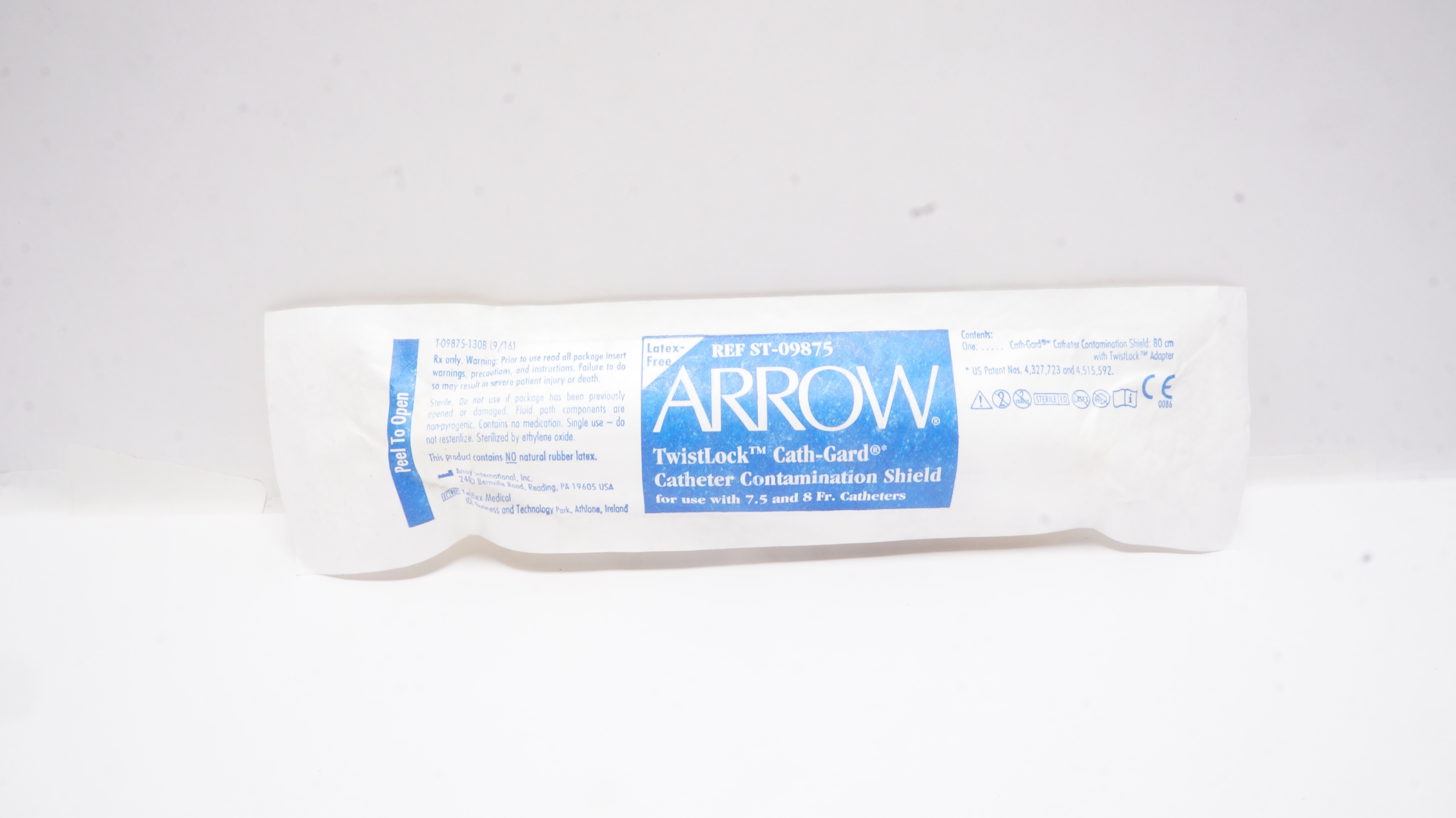 Teleflex ST 09875 Arrow TwistLock Cath Gard Contamination Shield 7 5 teleflex-st-09875-arrow-twistlock-cath-gard-contamination-shield-7-5