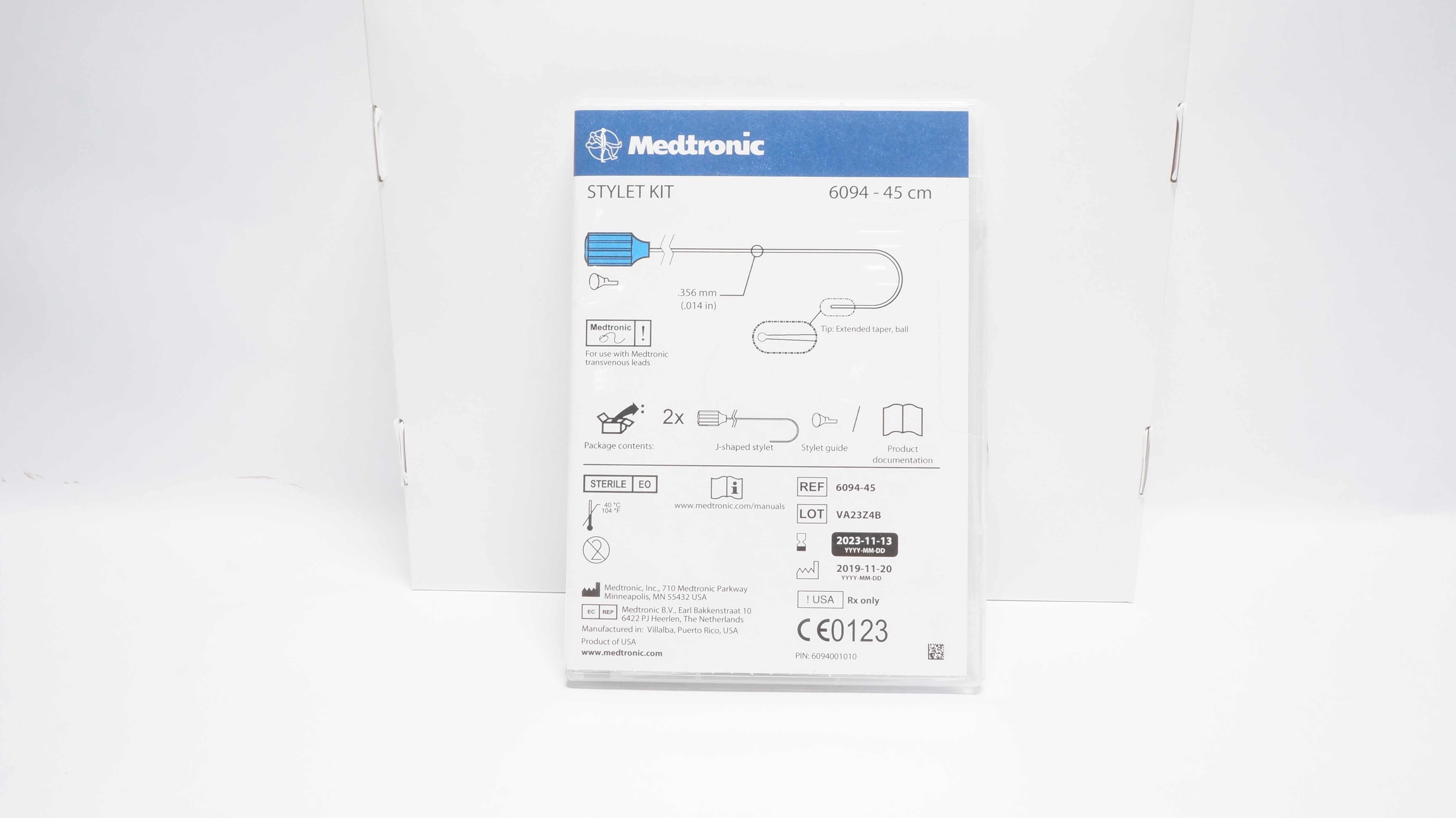 Medtronic 6094-45 Stylet Kit .014In (x) - Pack of 2