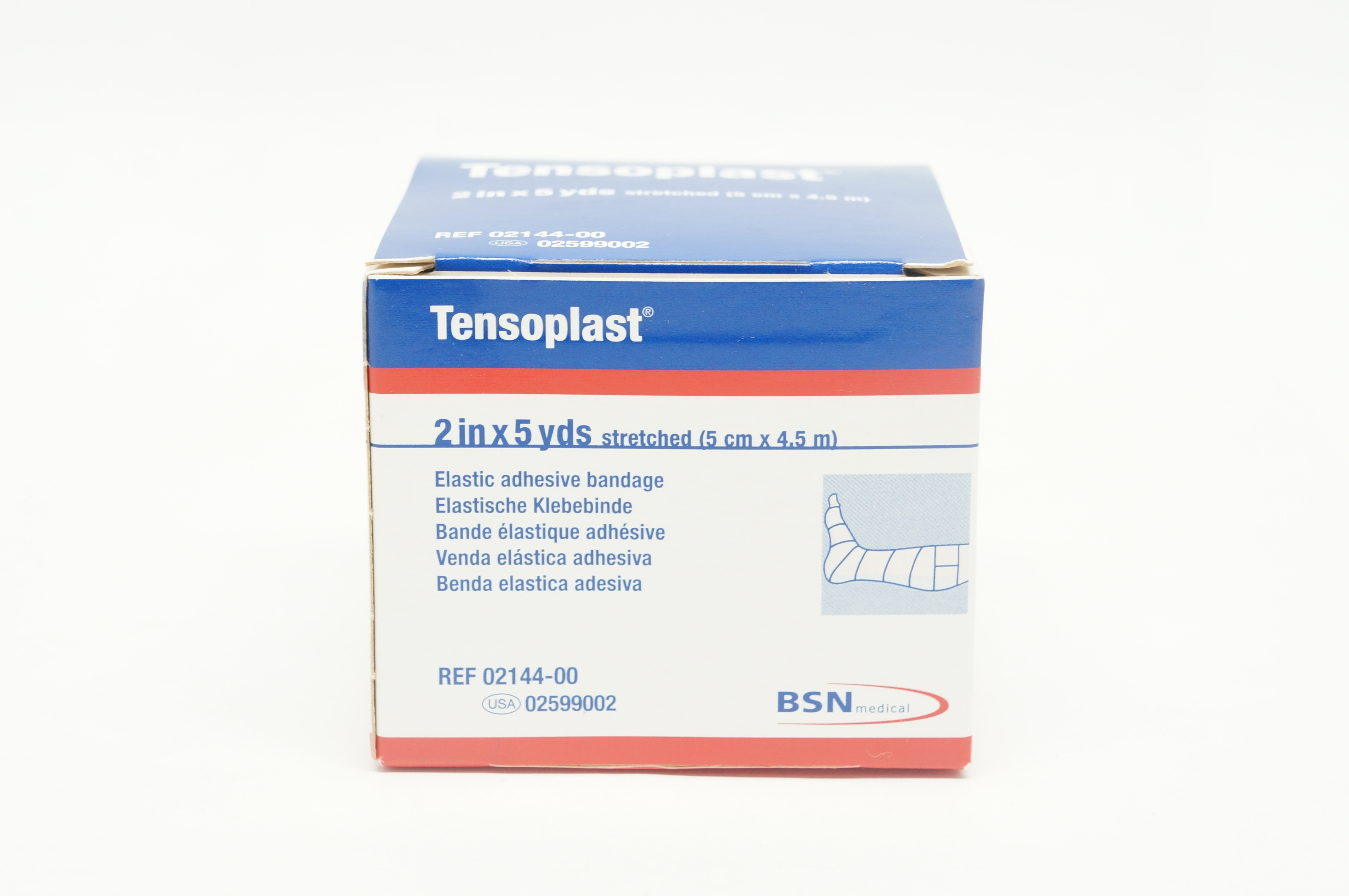 BSN Medical 02144-00 Tensoplast Elastic Adhesive Bandage, 2inch x 5yds (x)