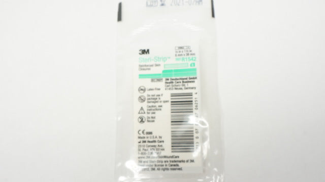 3M R1542 Steri-Strip Reinforced Skin Closures 1/4inch x 1 1/2in. (x) - Pack of 6