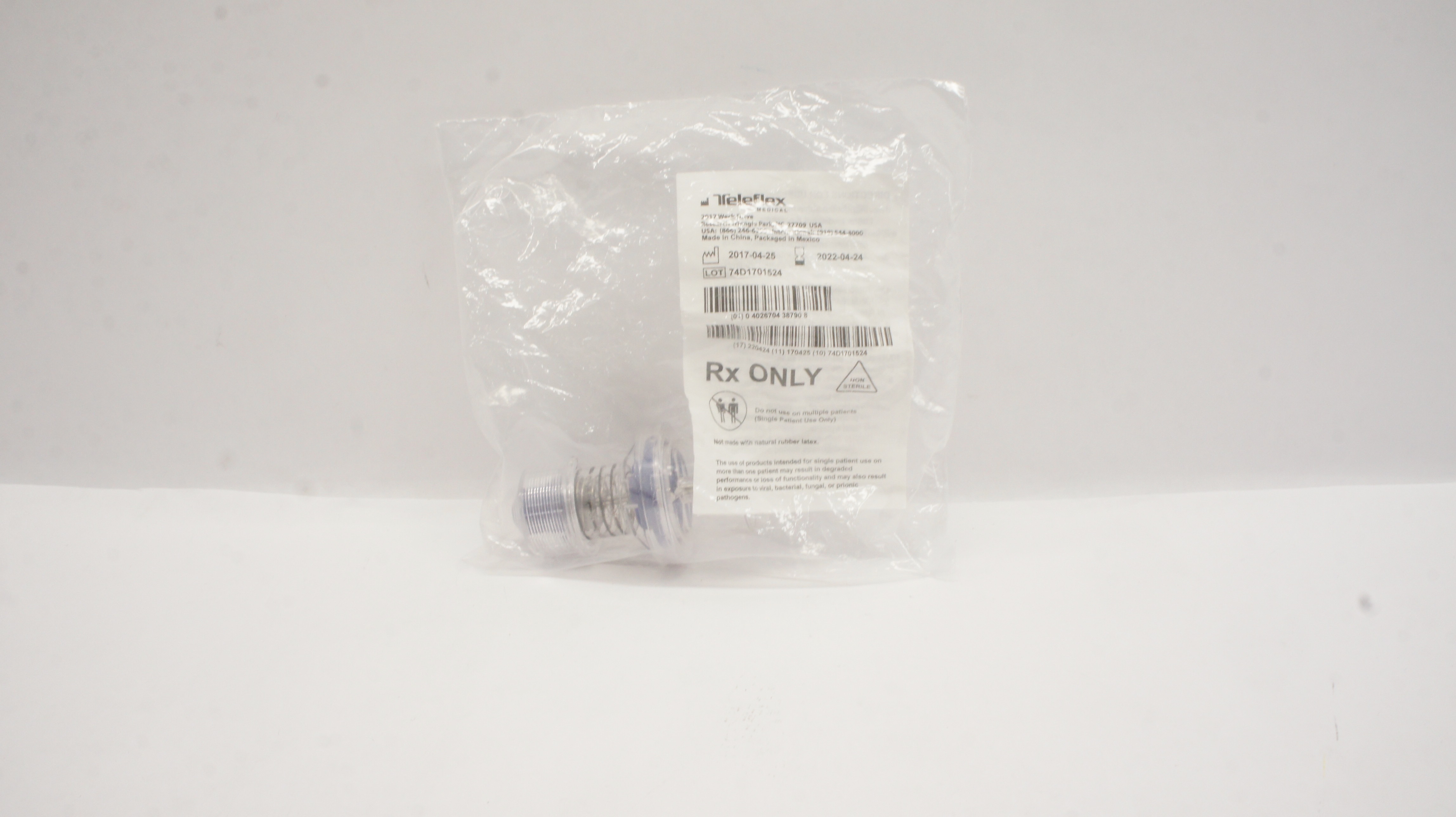 Teleflex 5385 Hudson RCI Peep Valve Positive End Expiratory Pressure (x)