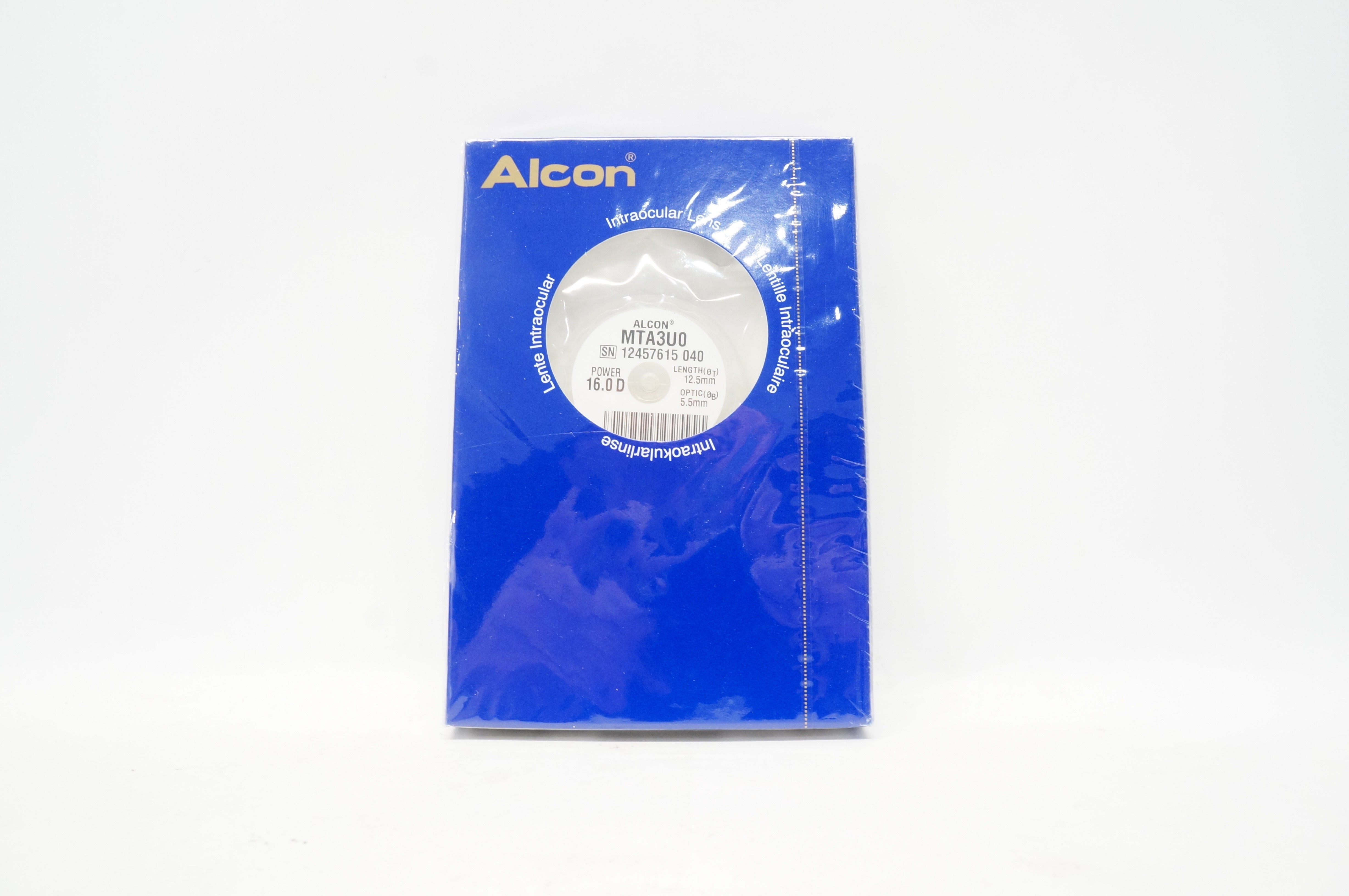 Alcon Laboratories MTA3U0 Intraocular Lens 16.0 D x 5.5mm x 12.5mm (x)