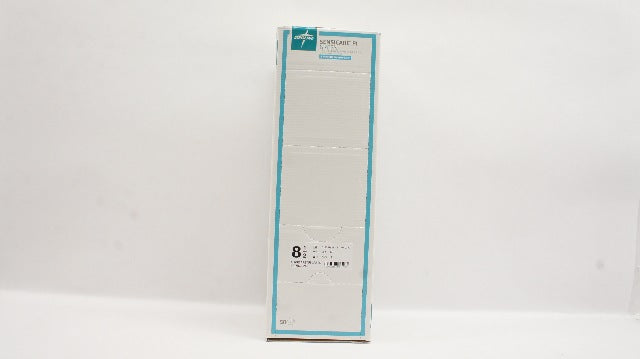 Medline MSG9285 Sensicare PI Green Surgical Gloves 8 1/2 - Box of 50