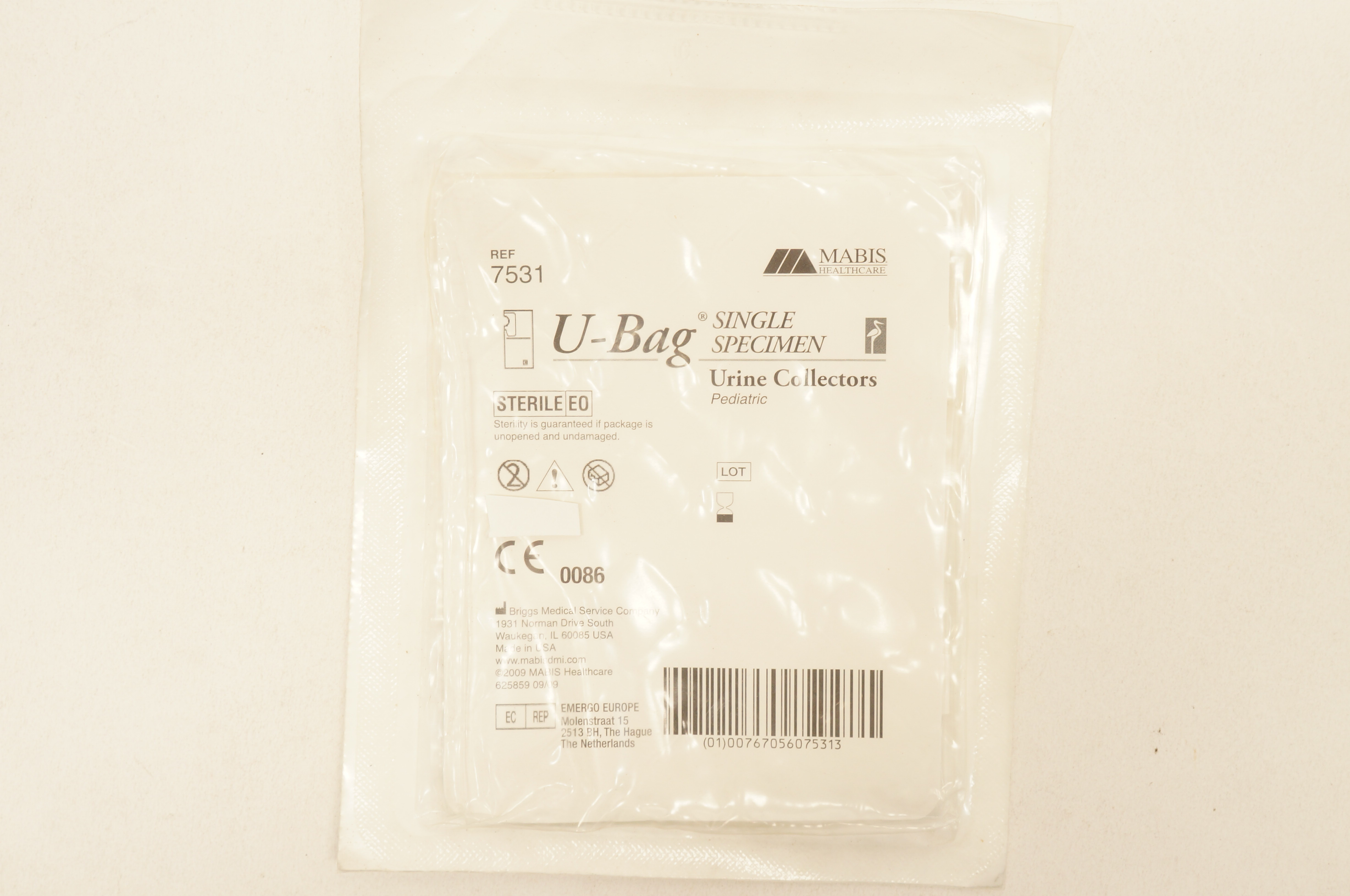 Mabis 7531 U-Bag Urine Specimen Collectors (x)