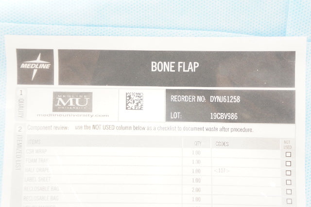 Medline DYNJ61258 Bone Flap