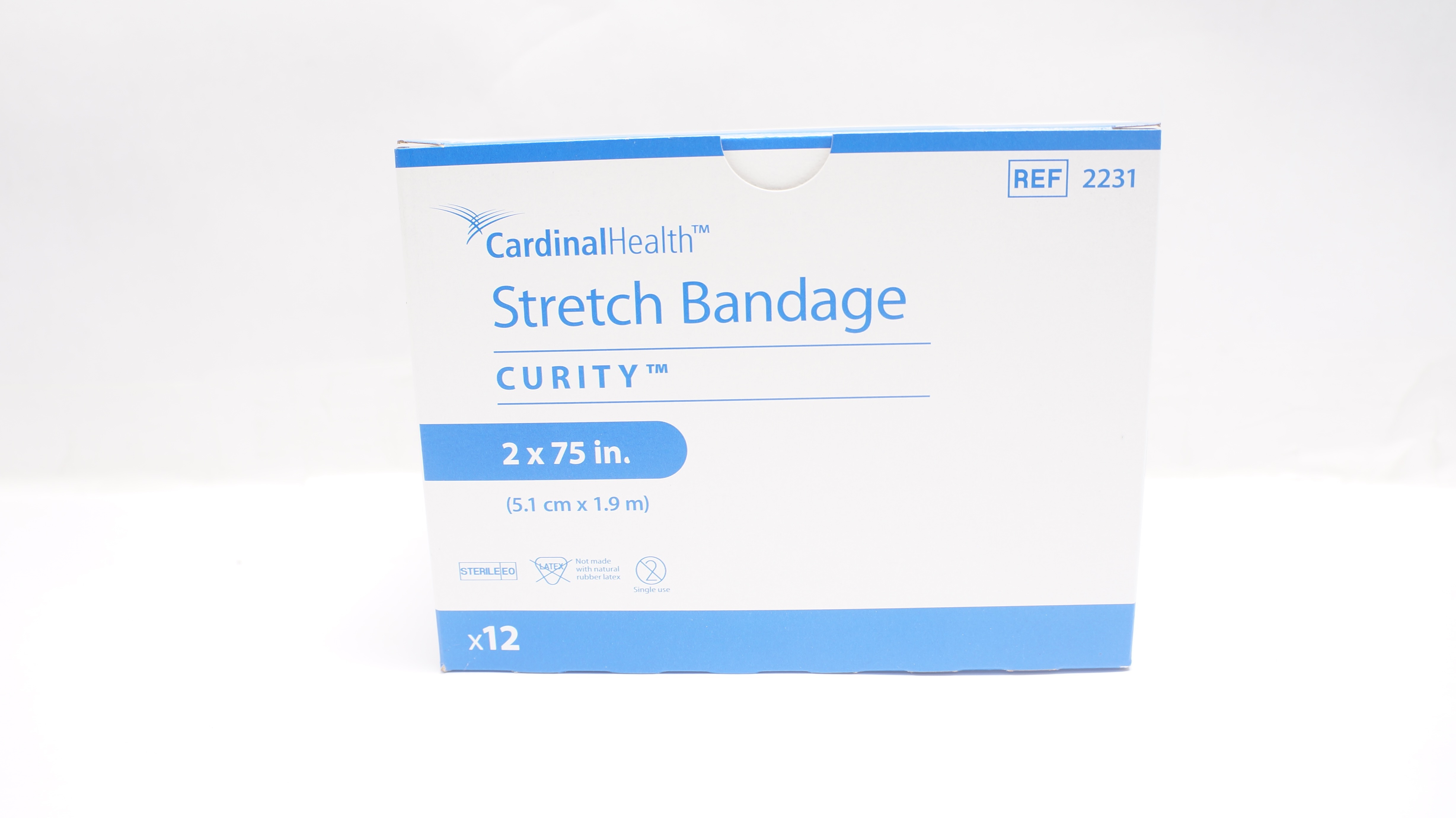 Cardinal Health 2231 Curity Stretch Bandage 2 x 75inch - Box of 12