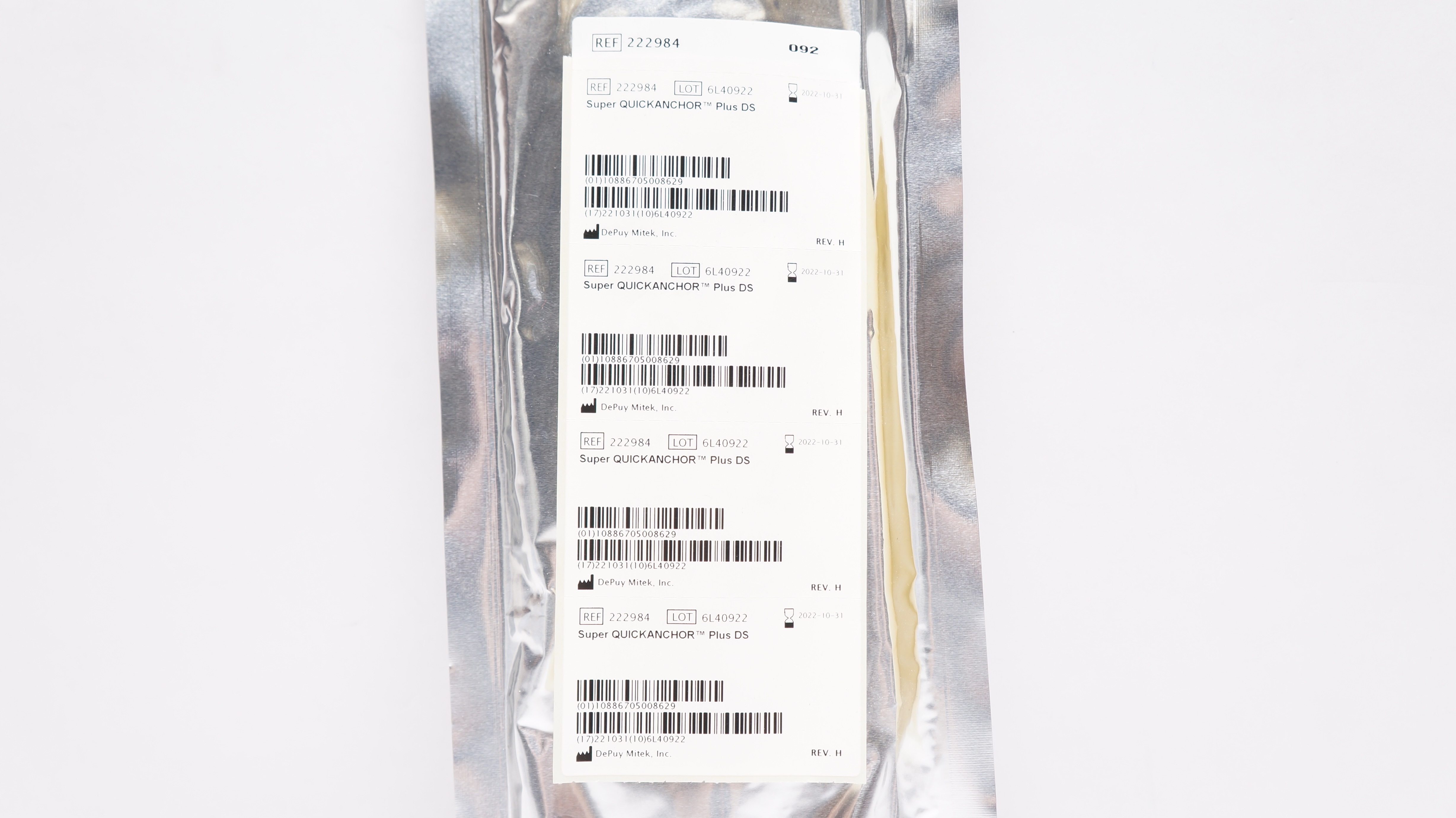 Supreme SELECT BASE  DEPUY MITEK: 222984 WestCMR