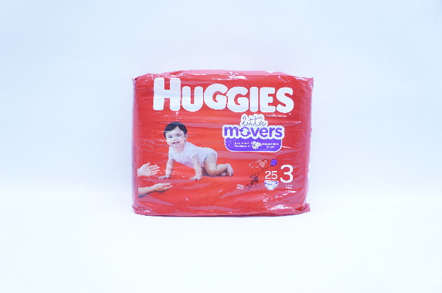 Huggies Little Movers Diapers Couches 3 16-28Ib - Box of 25