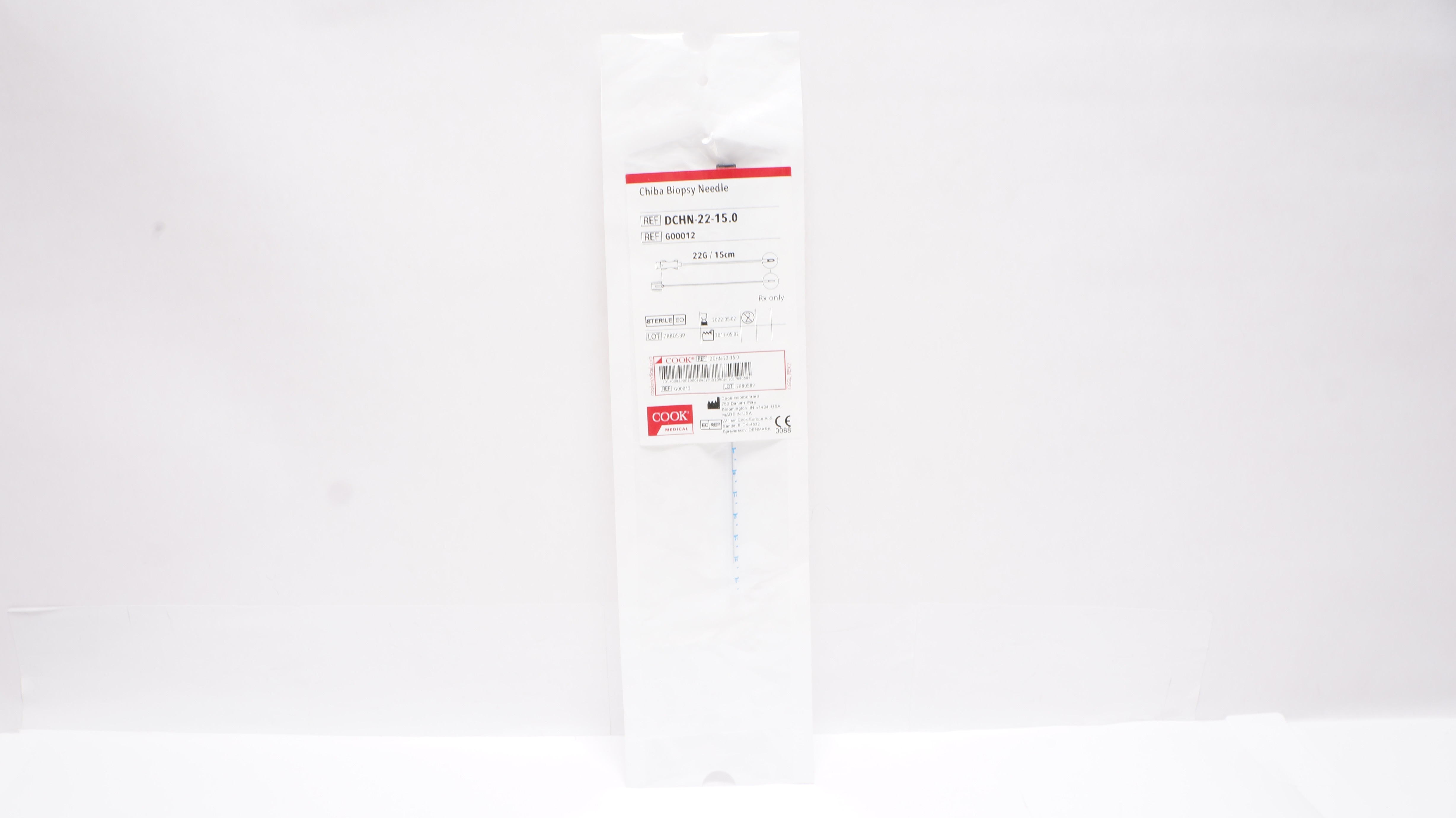 Cook Medical G00012 Chiba Biopsy Ndle 22G / 15cm (x)