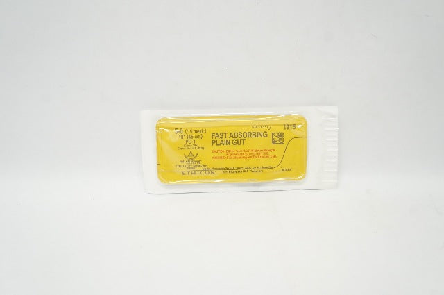 Ethicon 1915 5-0 Plain Gut PC-1 13mm 3/8c Conventional Cutting, 18inch