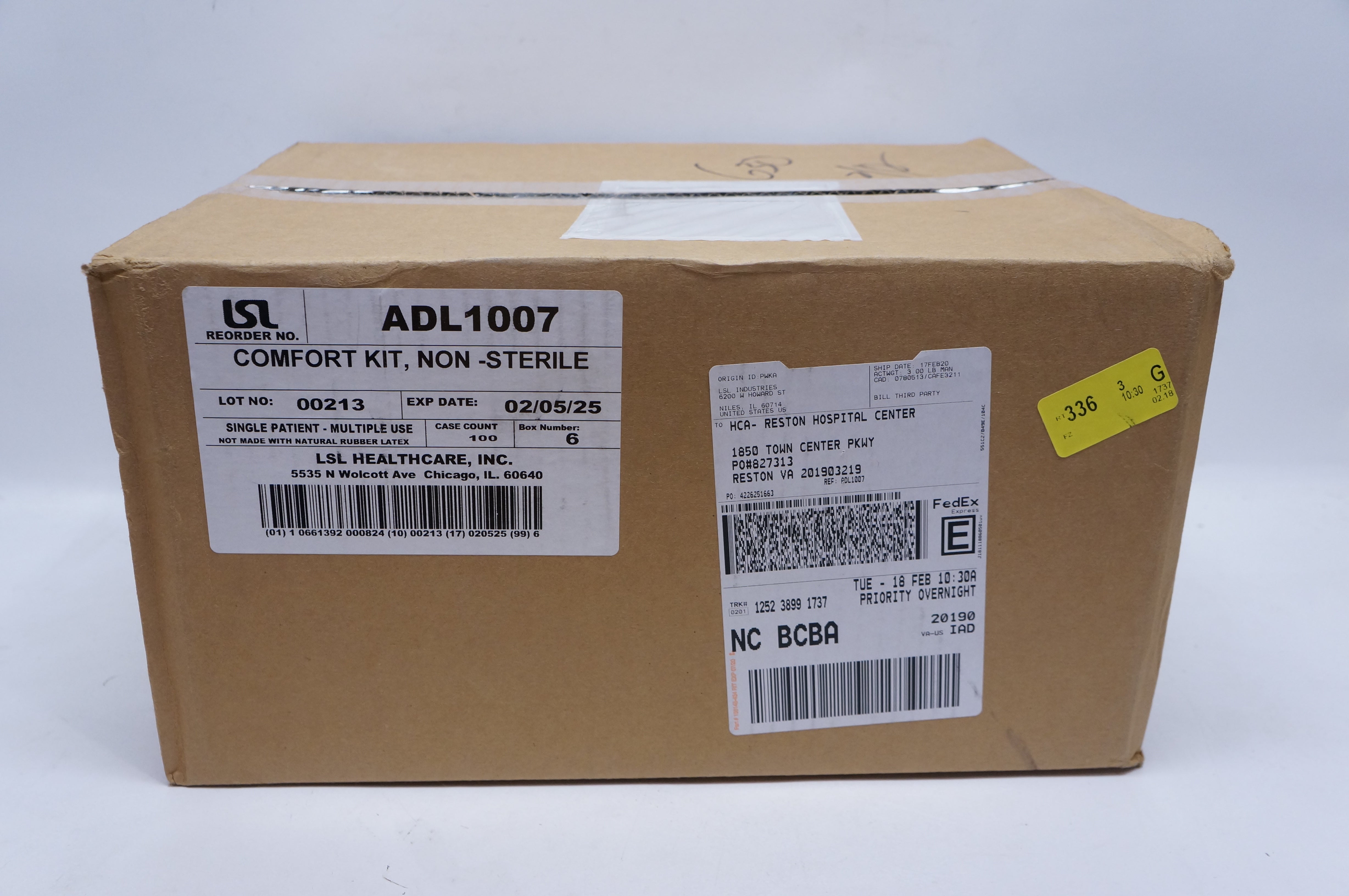 LSL ADL1007 Comfort Kit Box