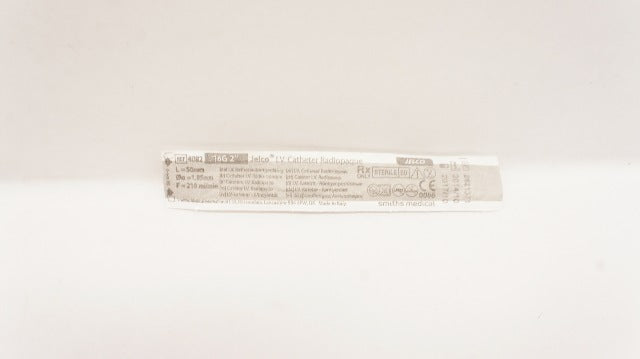 Smiths Medical 4082 Jelco I.V. Cath. Radiopaque 16G x 2In 210ml/min (x)