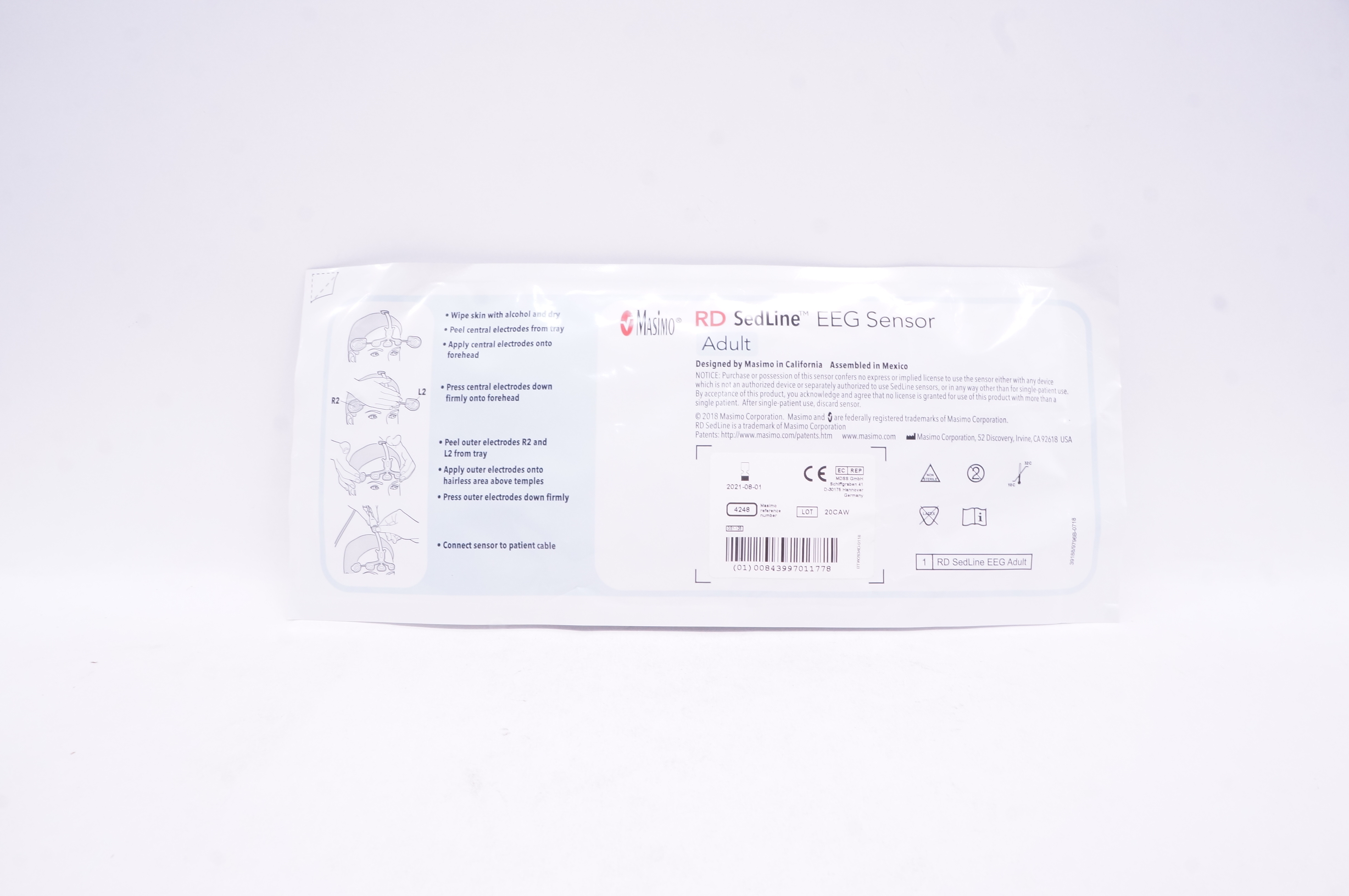 Masimo 4248 RD Sedline EEG Sensor Adult