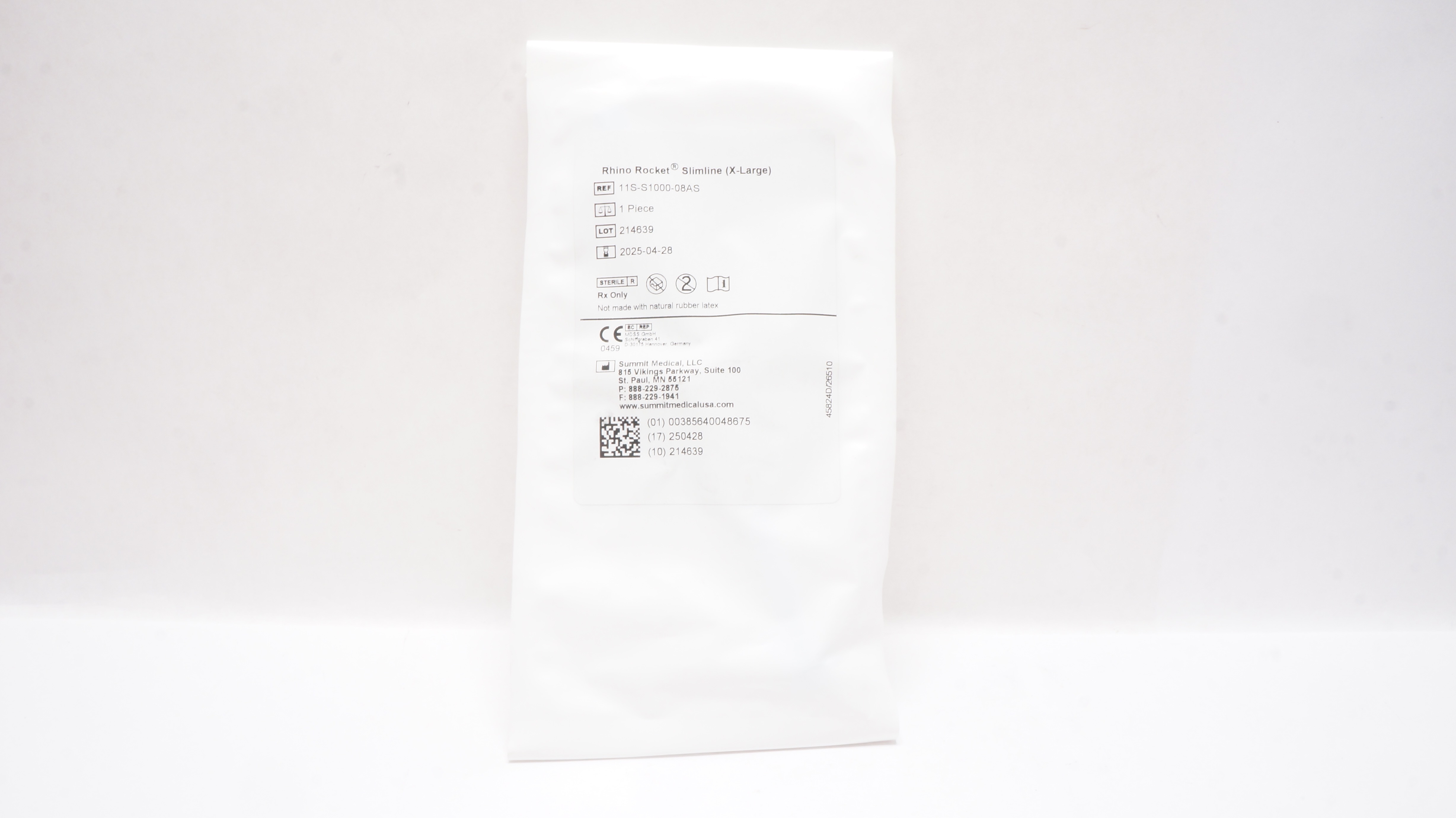 Summit Medical 11S-S1000-08AS Rhino Rocket Slimline X-Large