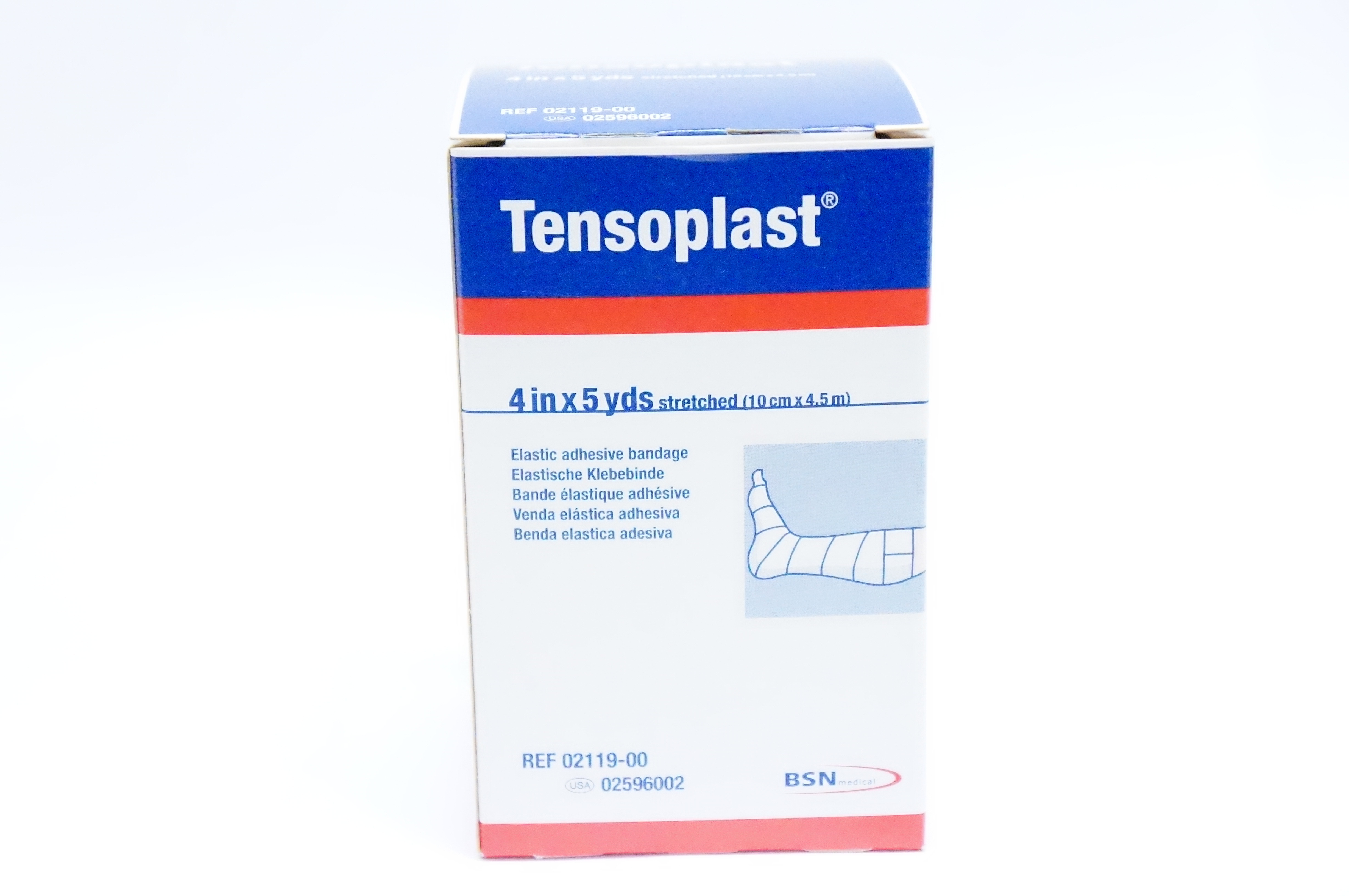 BSN Medical 02119-00 Tensoplast Elastic Adhesive Bandage 4in x 5yds stretched(x)