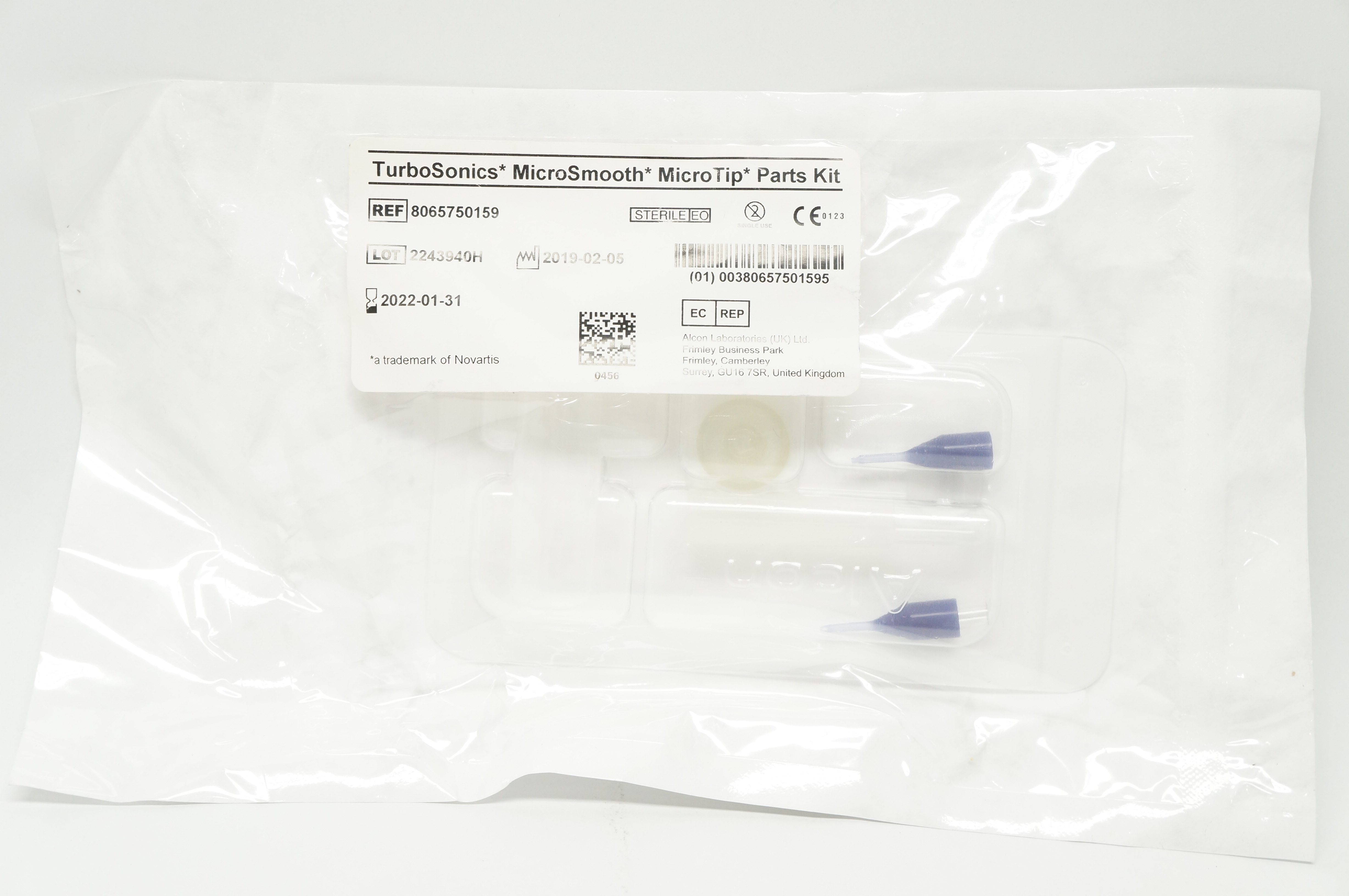 Alcon 8065750159 TurboSonics MicroSmooth MicroTip Parts Kit