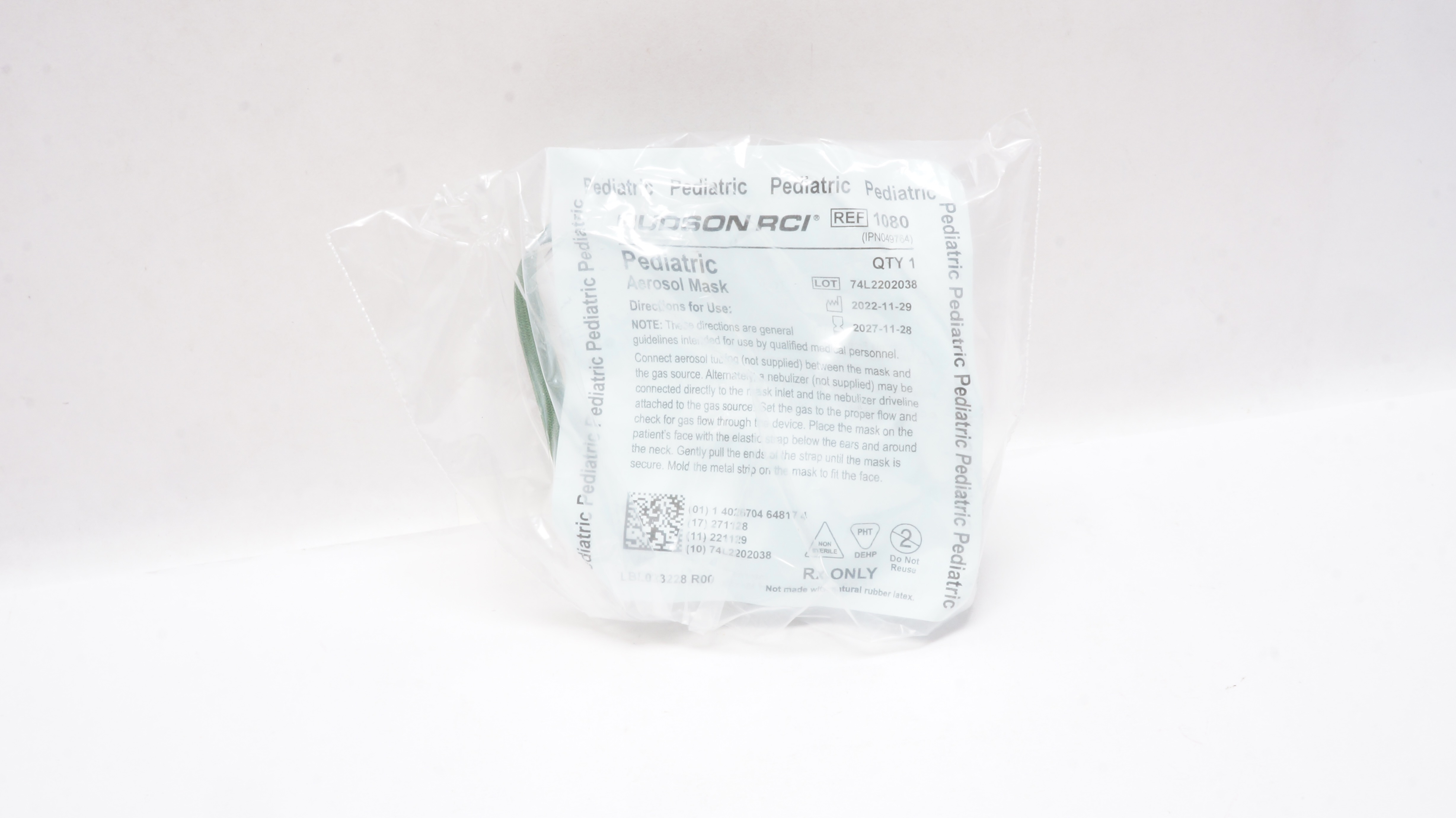 Hudson RCI 1080 Pediatric Aerosol Mask