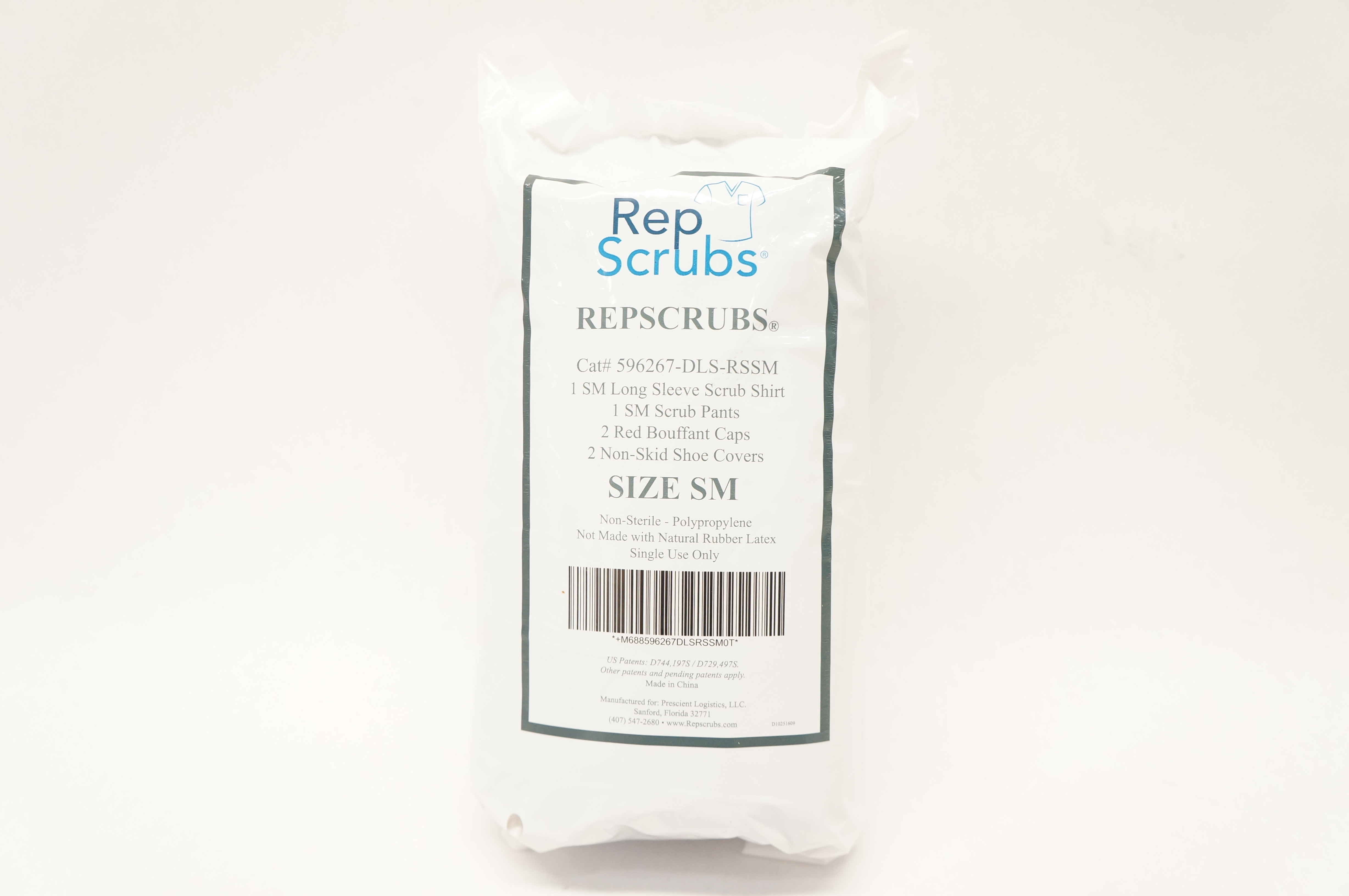 Repscrubs Sticker RepScrubs 596267-DLS-RSSM, Size SM