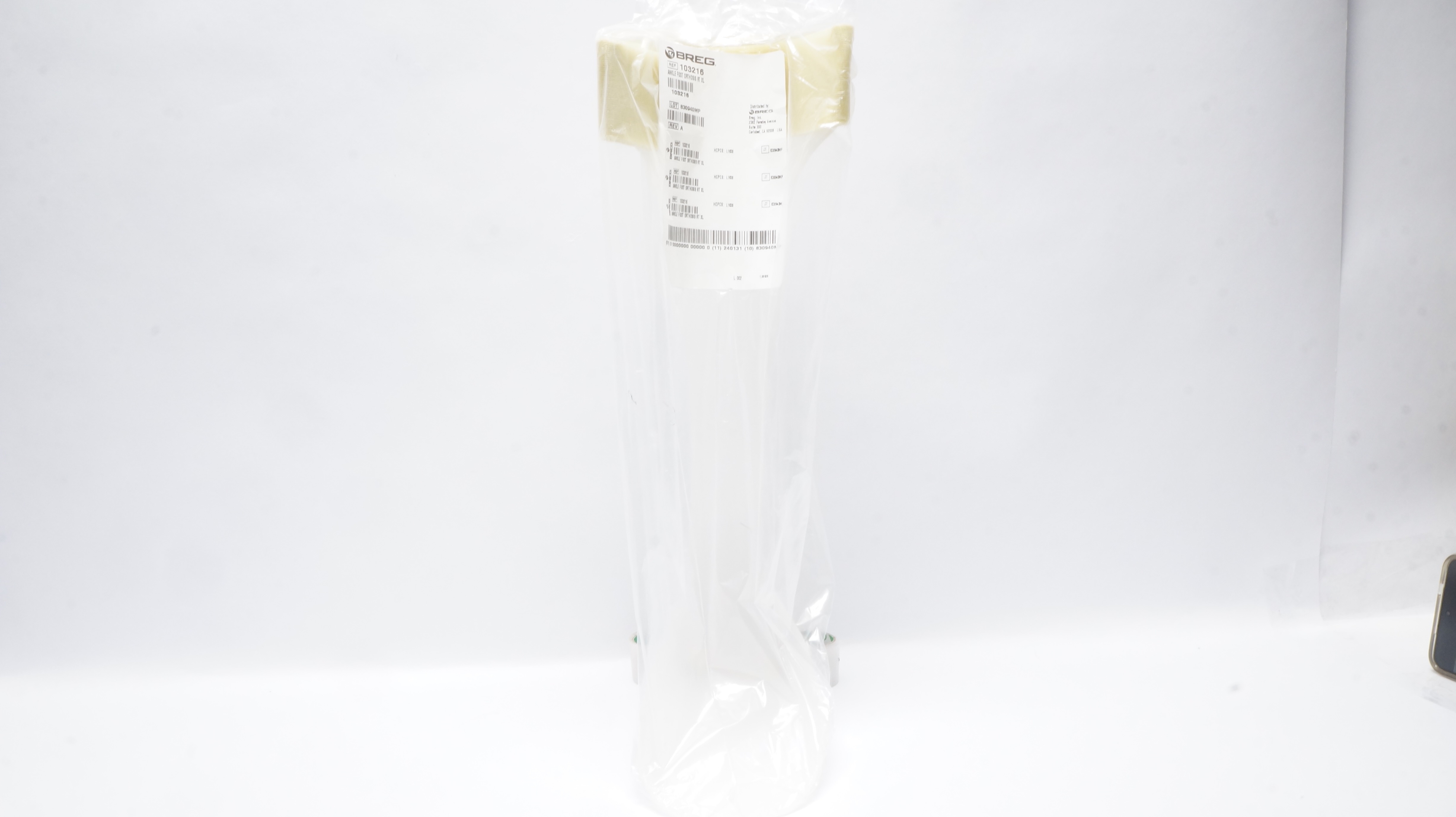 BREG 103216 Ankle Foot Orthosis, Right, XL