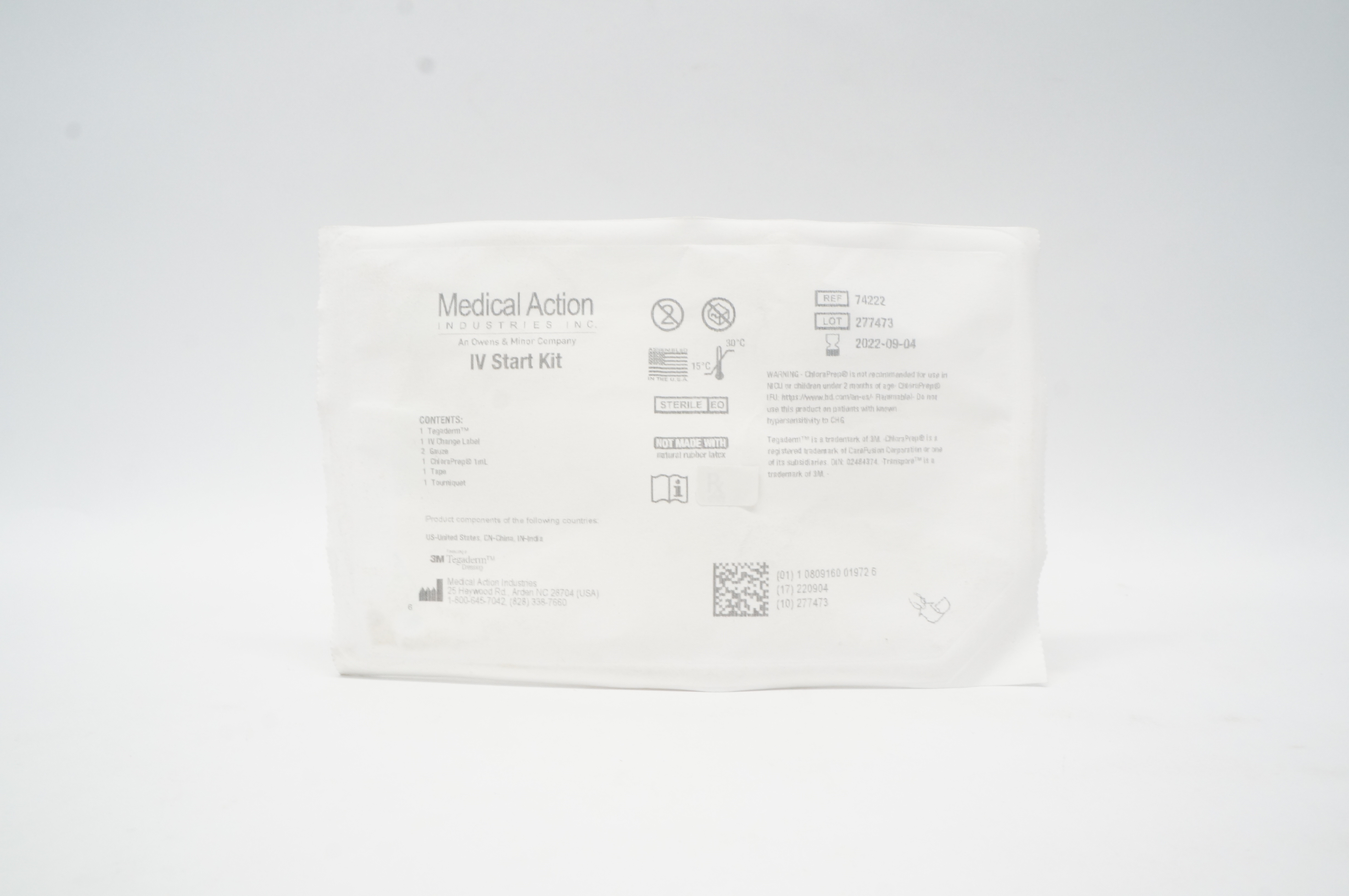 Medical Action 74222 3M Tegaderm IV Start Kit (x)