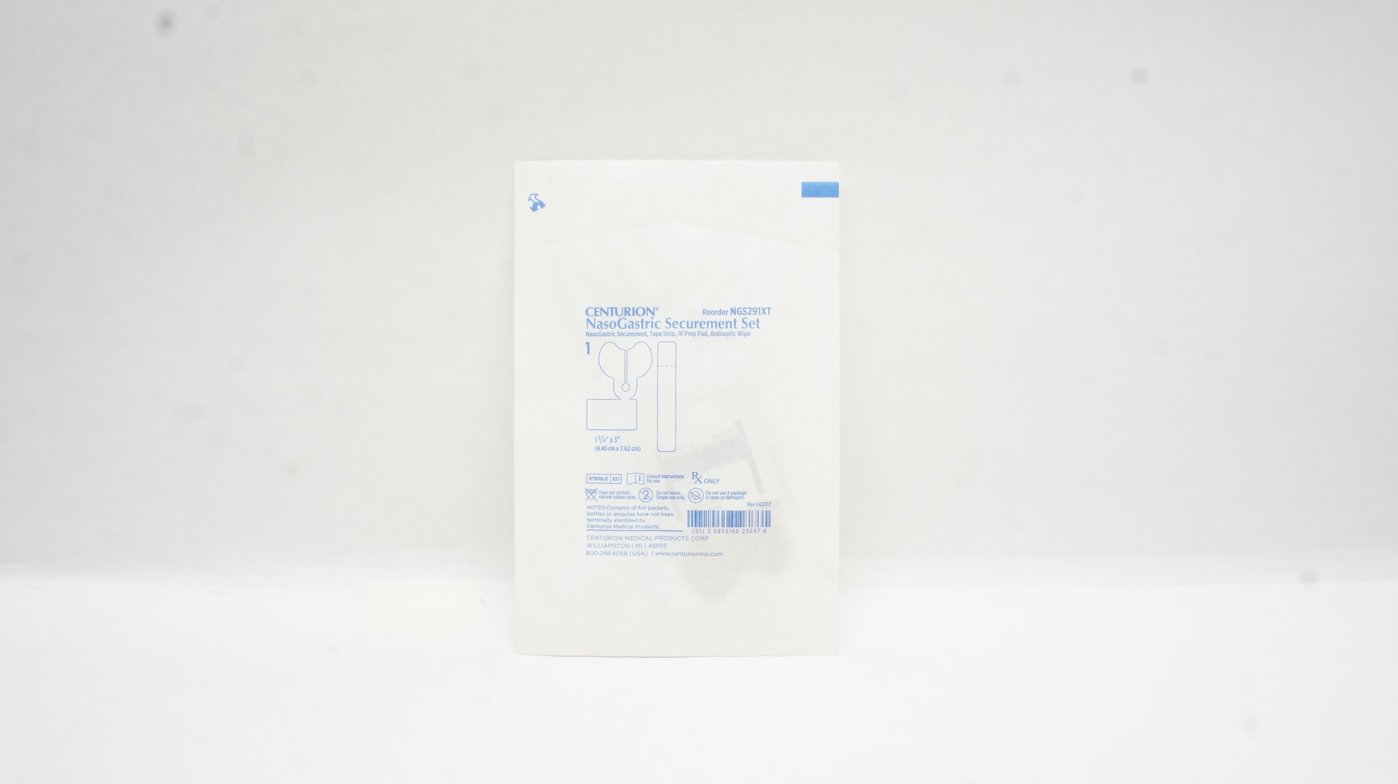 Centurion NGS291XT NasoGastric Securement 1-3/4inch x 3inch (x)