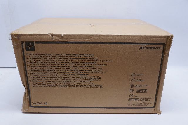 Medline DYND50221 Non-Conductive Connecting Tubing 10inch Length - Box of 50