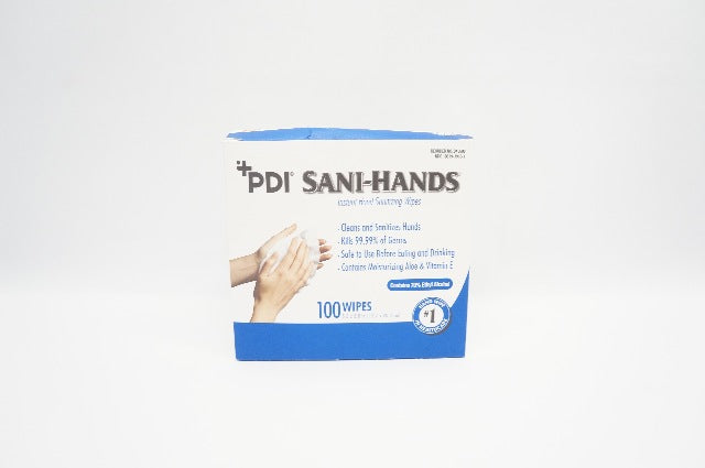 PDI D43600 Sani-Hands Instant Hand Sanitizing Wipes 5.0 x 8.0inch - Box of 53