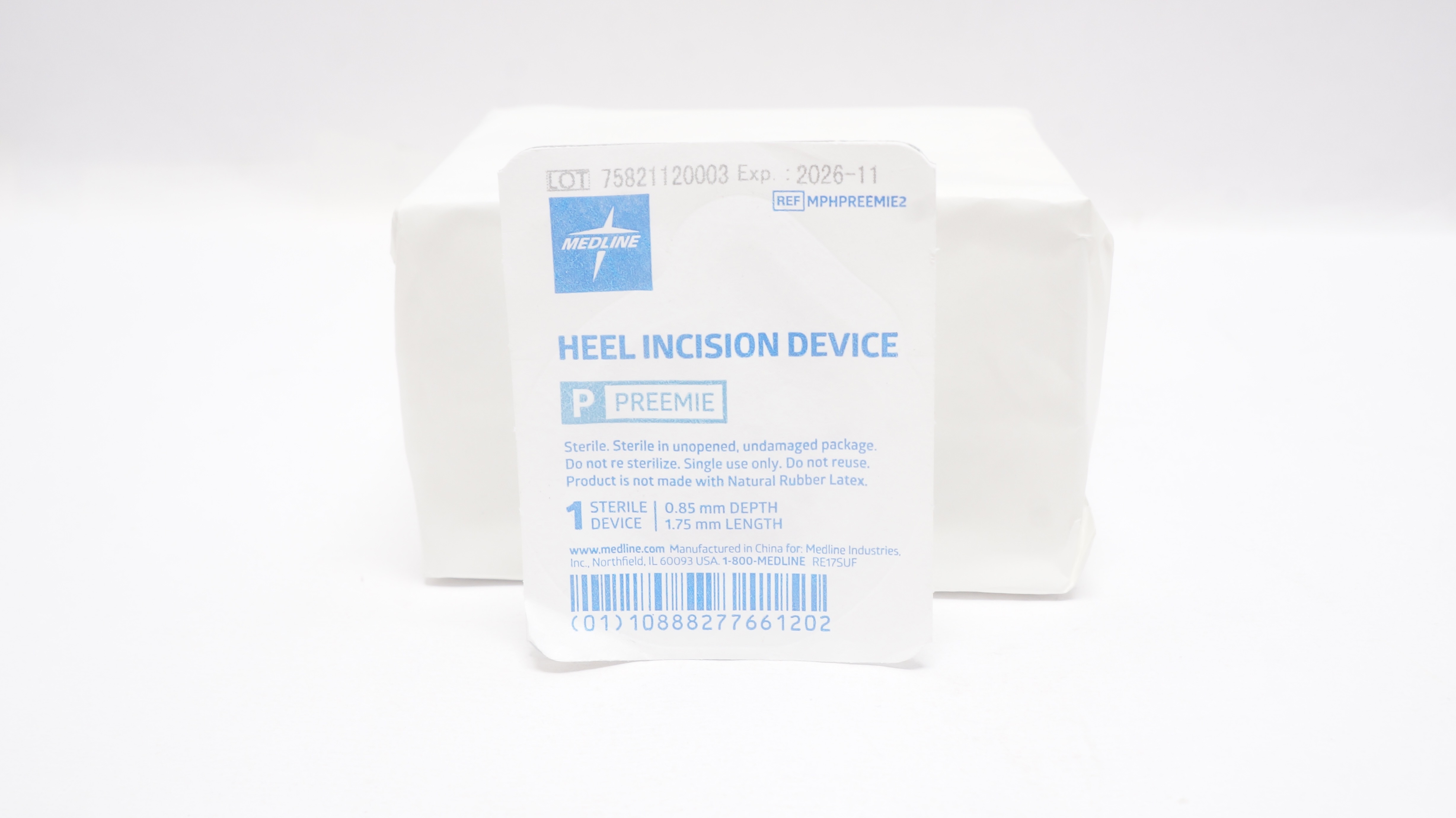 Medline MPHPREEMIE2 Preemie Heel Incision Device 0.85 x 1.75mm