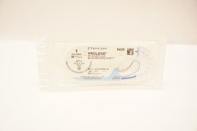 Ethicon 8425 1 Prolene Polypropylene Stre CT-1 36mm 1/2c Taper, 30inch (x)