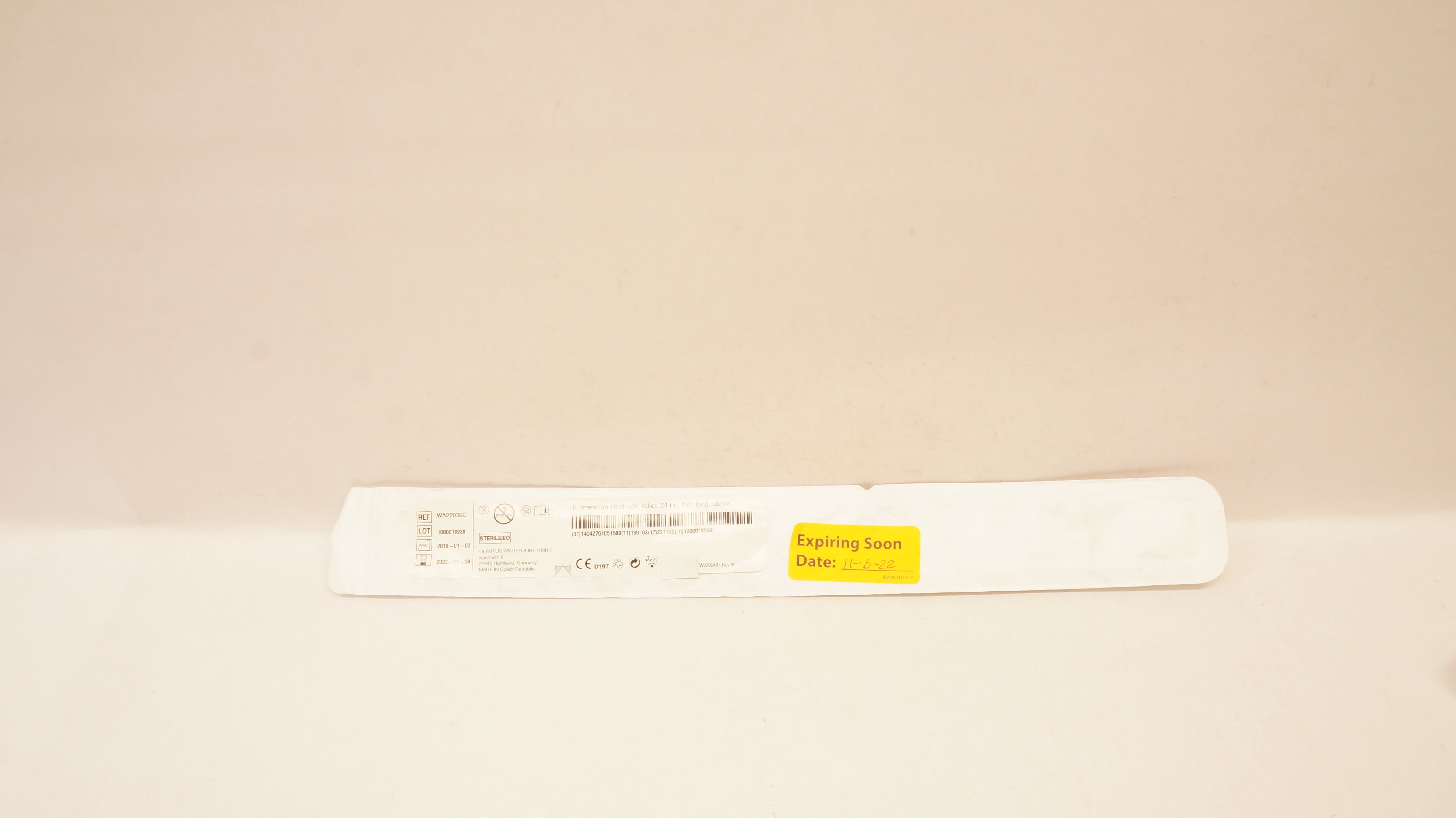 Olympus Winter WA22038C HF-Resection Electrode,Roller,24Fr.,12°,Long Sterile (x)
