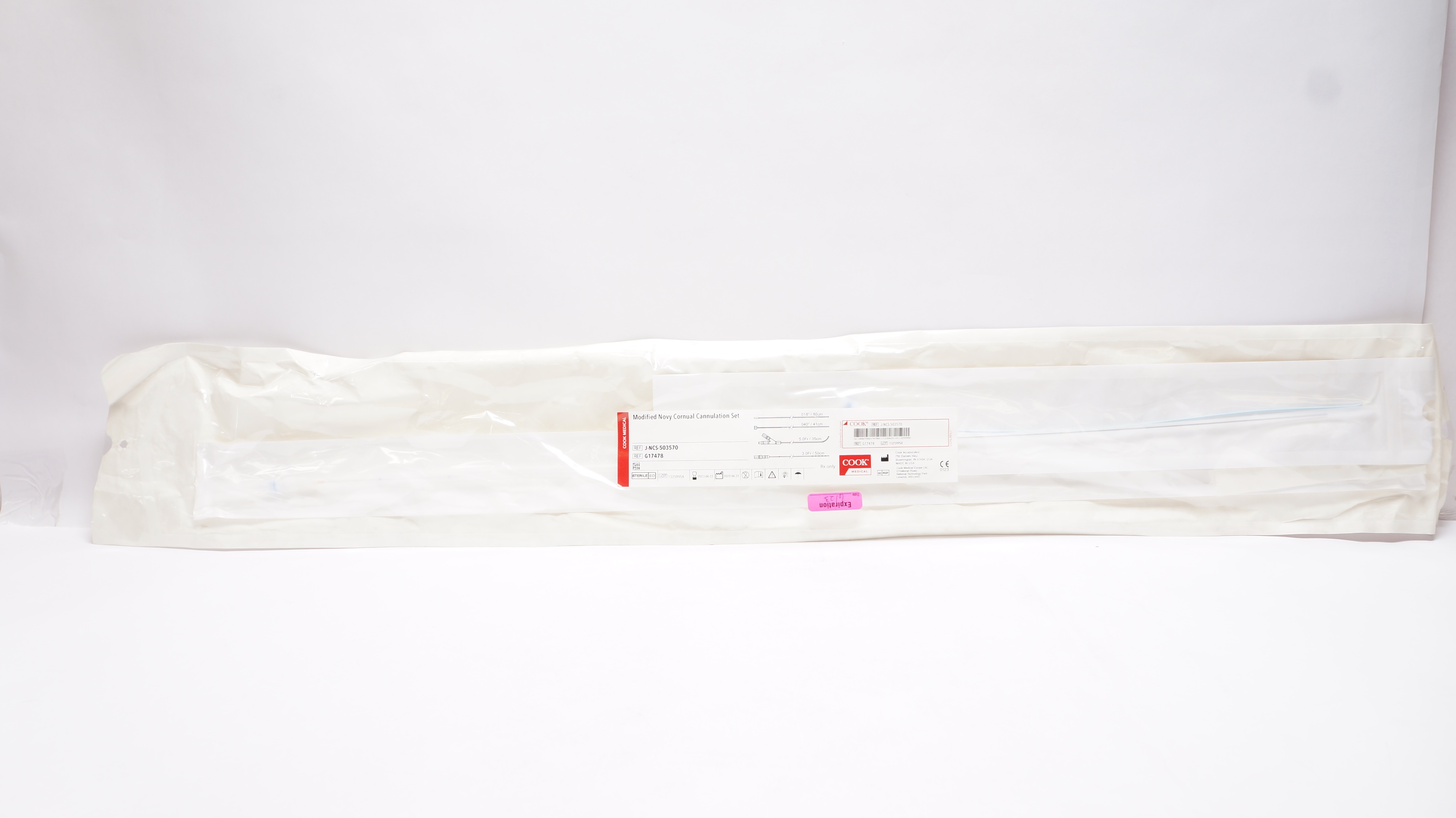 Cook Medical G17478 Modified Novy Cornual Cannulation Set .018inch/80cm (x)