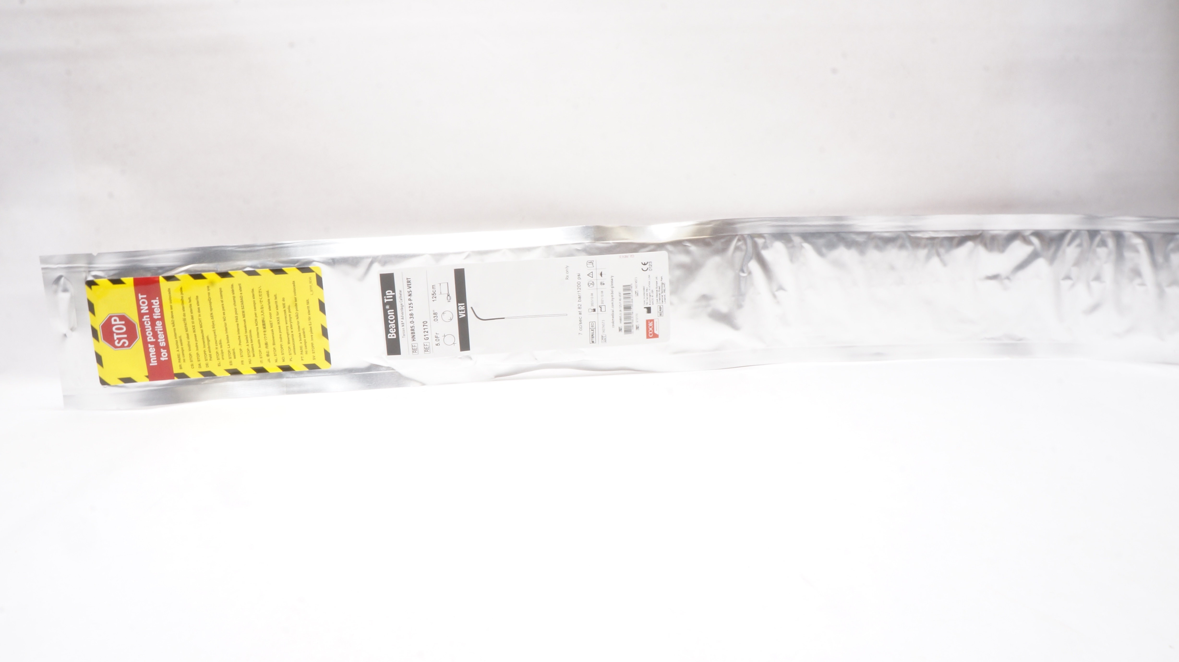 Cook Medical G12170 Beacon Tip Torcon NB Advantage Catheter 5.0Fr ...