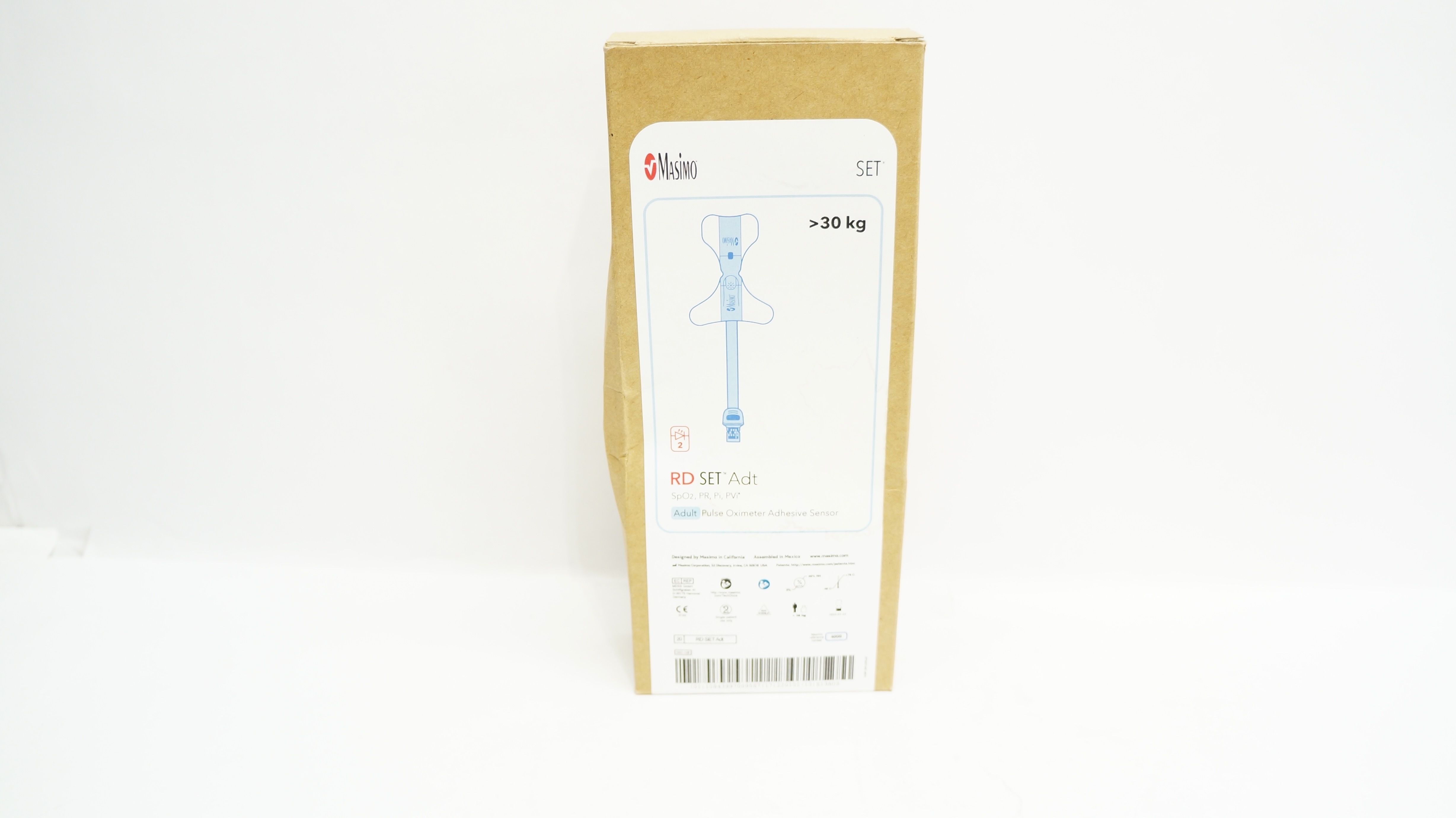 Masimo 4000 RD SET Adt Adult Pulse Oximeter Adhesive Sensor >30kg Box