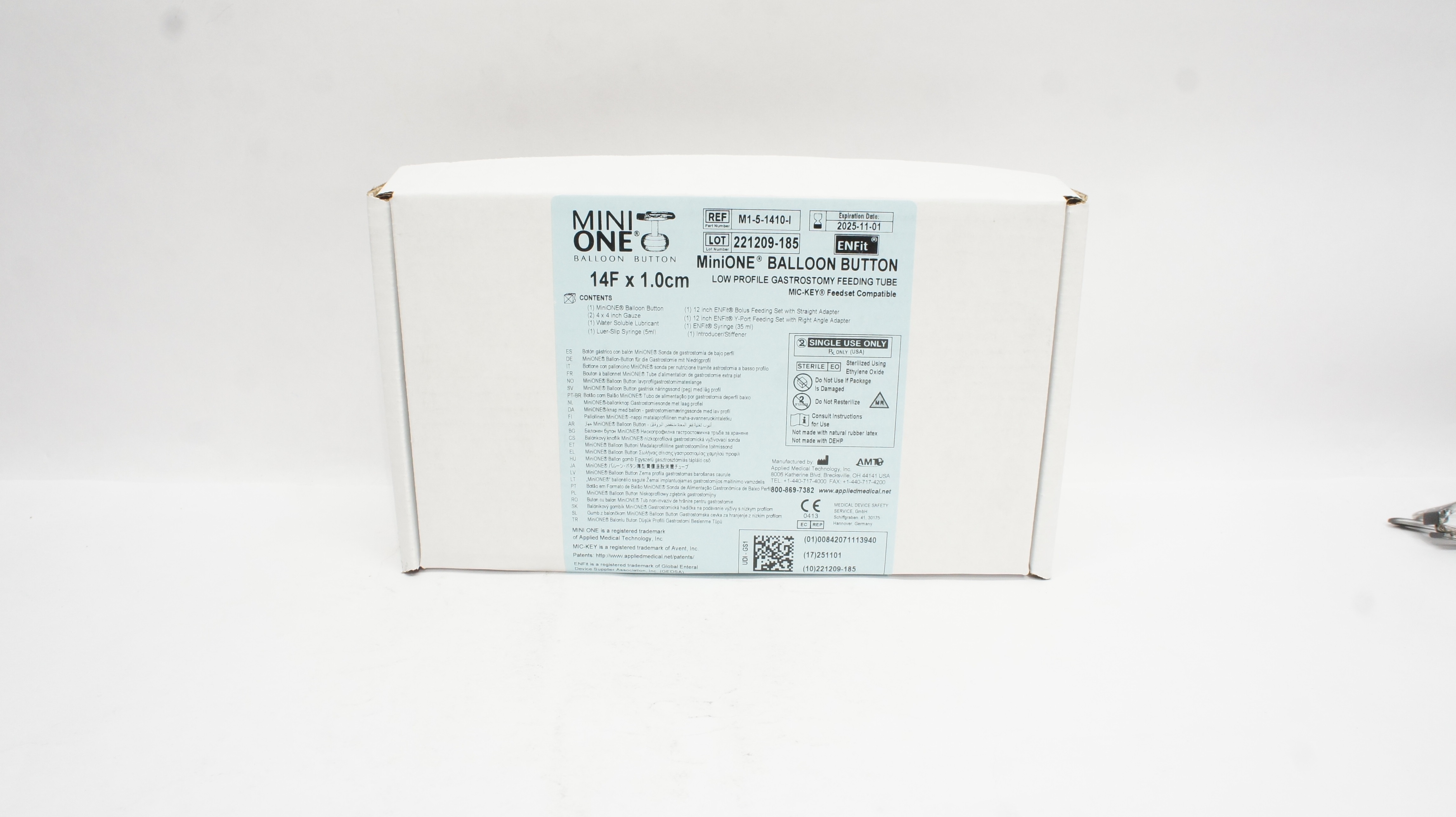 Applied Medical M1-5-1410-I ENFit MiniOne Ballon Button 14F x 1.0cm
